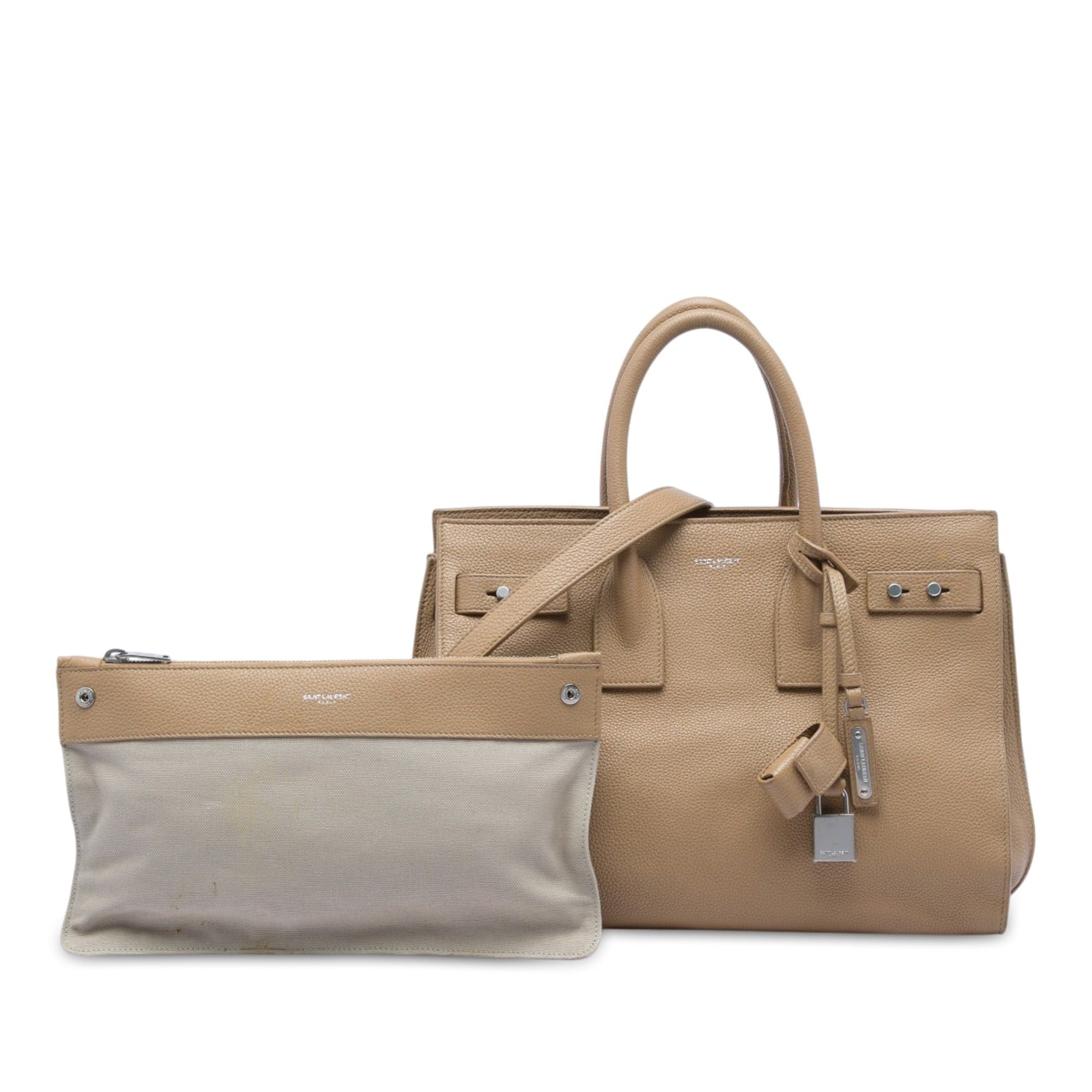 Saint Laurent Paris Grained Calfskin Supple Sac De Jour Satchel Size ONE SIZE - 7 Thumbnail
