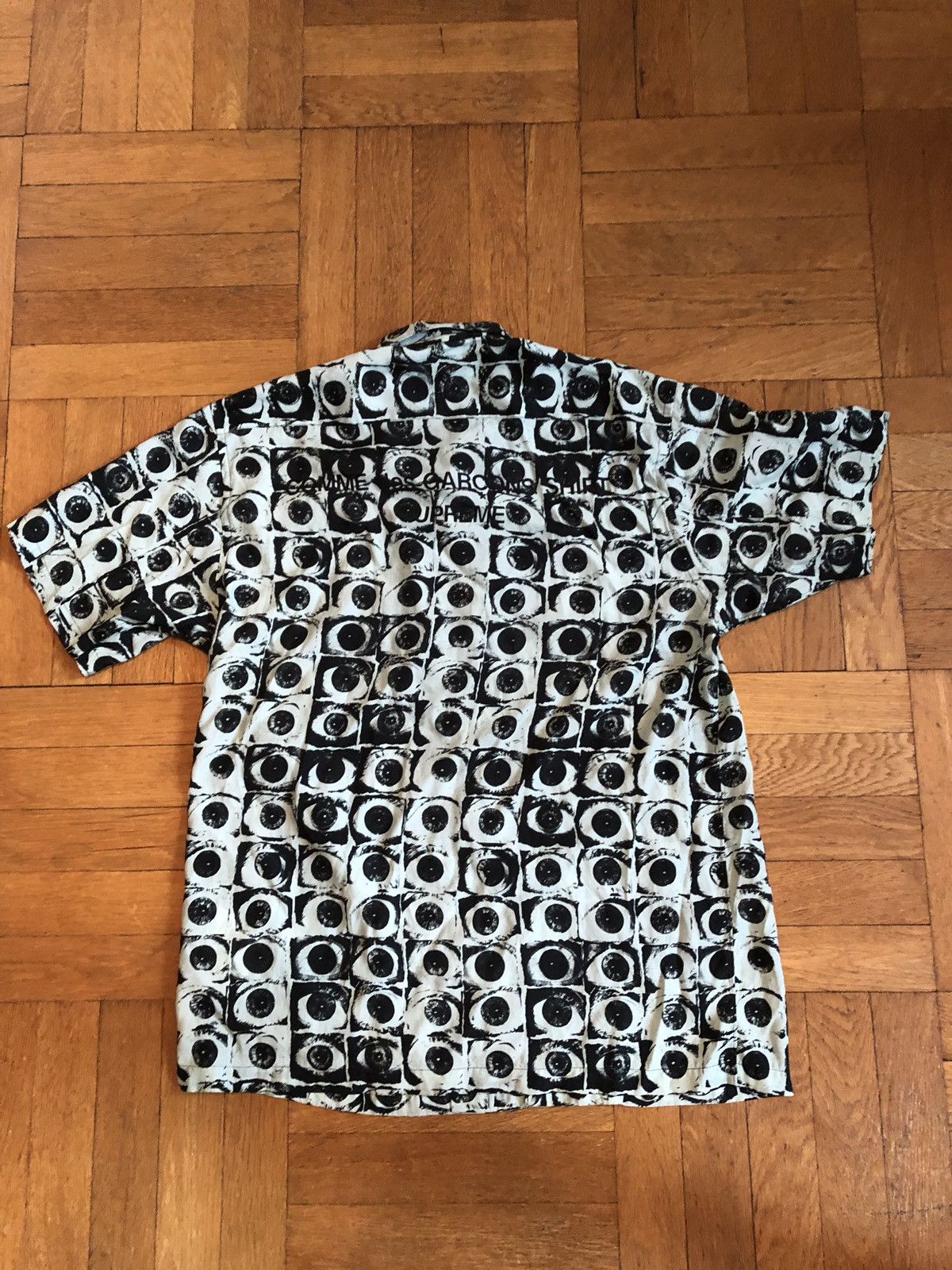 Supreme SS17 CDG x Supreme Eyes Rayon Shirt | Grailed