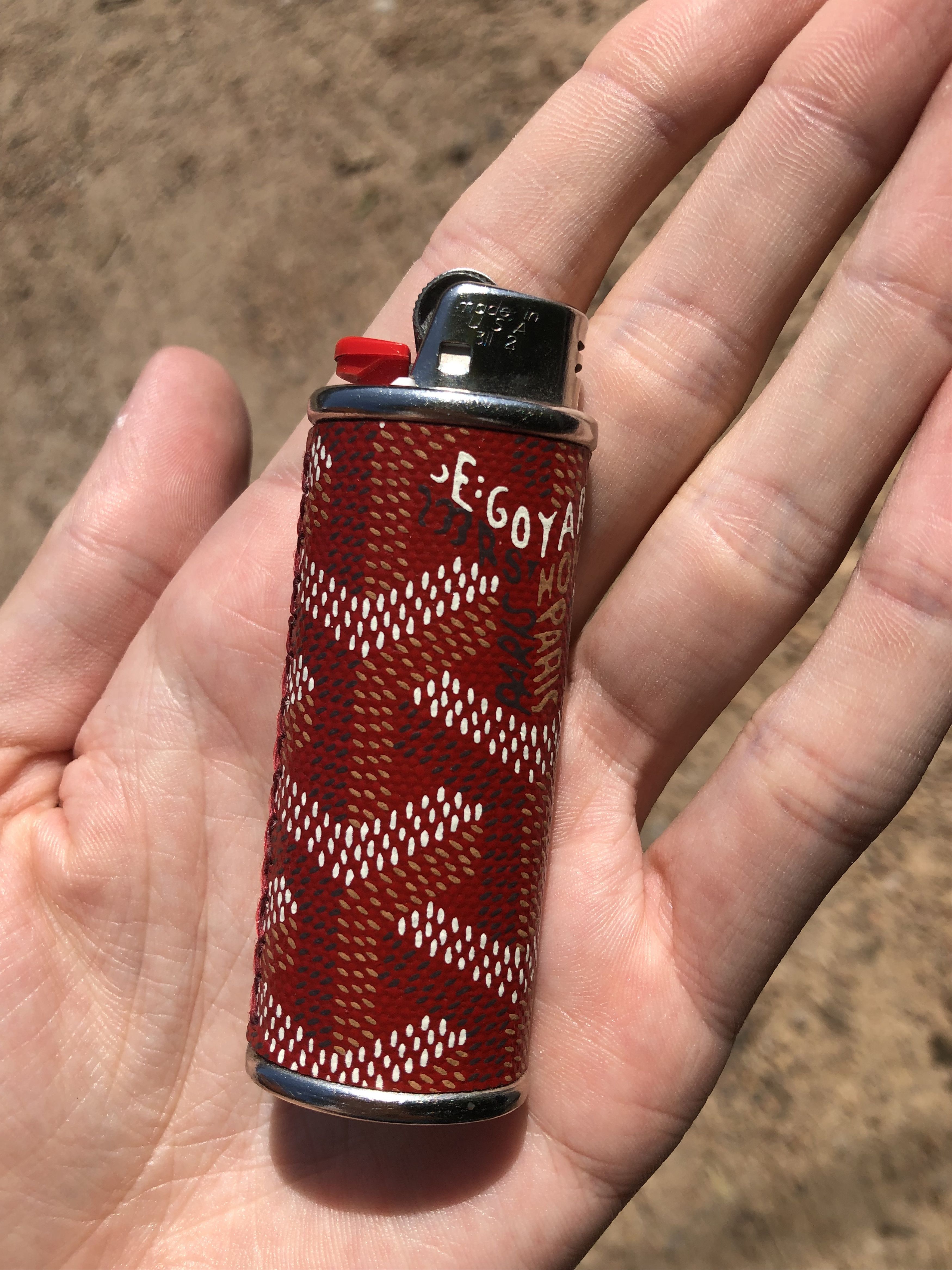 Goyard Etai Drori Red Goyard Lighter Case Grailed
