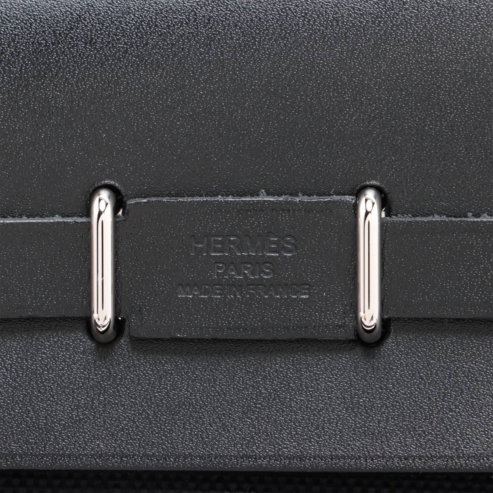 Hermes Military Toile and Vache Hunter Herbag Zip 20 Size ONE SIZE - 5 Thumbnail