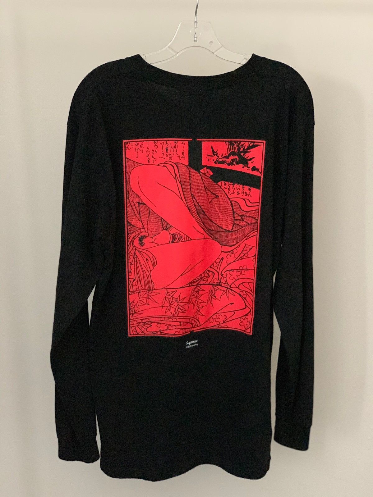 Supreme Supreme x Sasquatchfabrix Japanese Sex Black LS Tee | Grailed