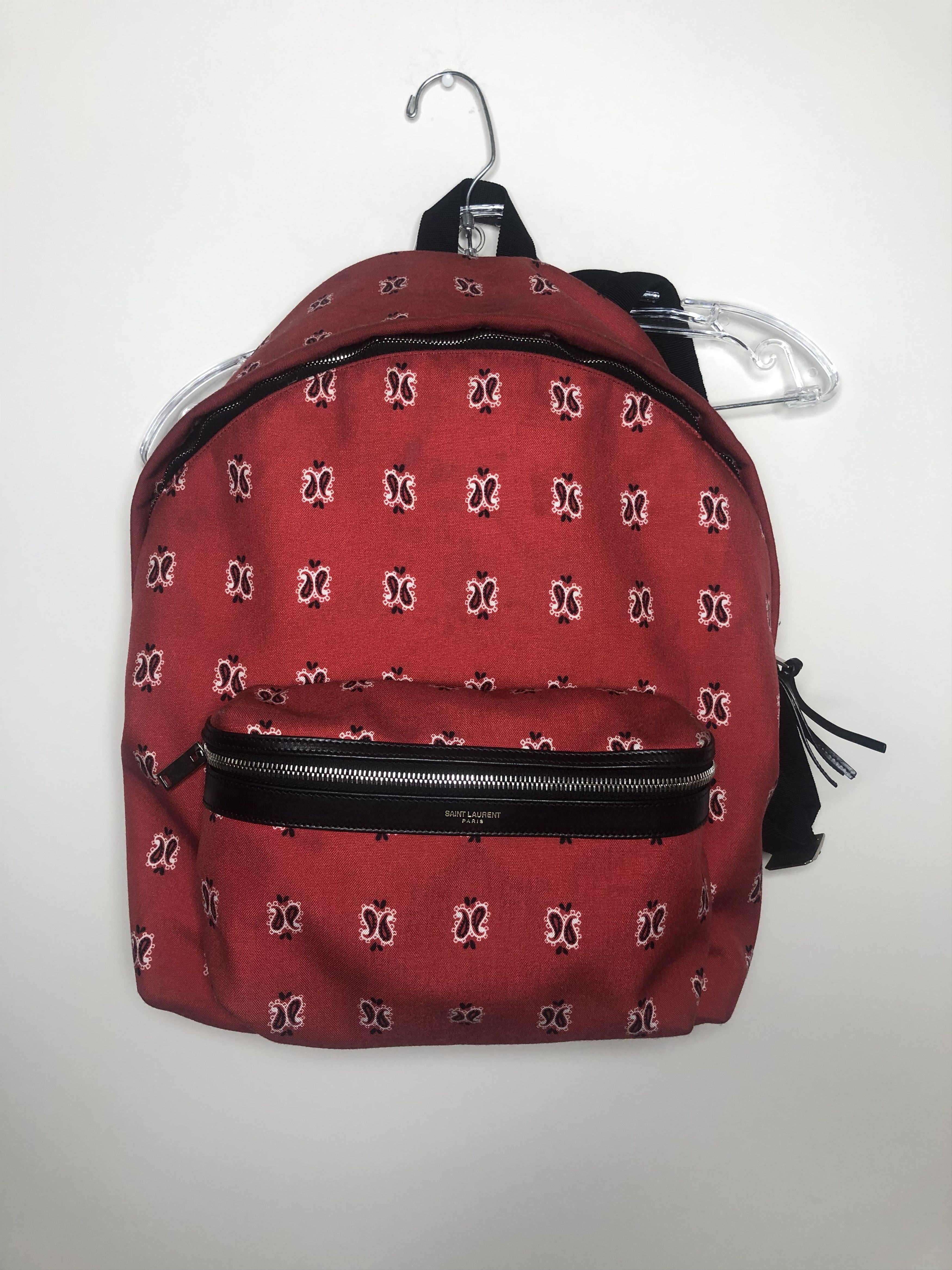 Hedi Slimane × Saint Laurent Paris Saint Laurent Red Bandana Print