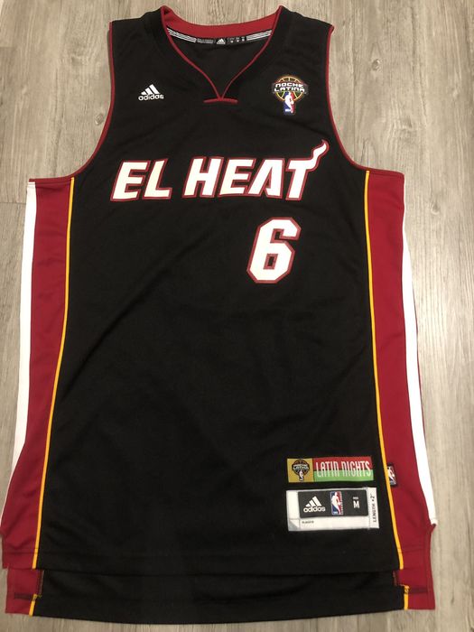 Lebron james el hot sale heat jersey