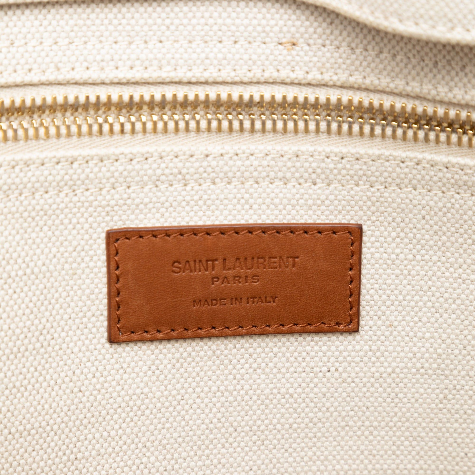 Saint Laurent Paris Canvas Stencil Logo Convertible Tote Size ONE SIZE - 5 Thumbnail