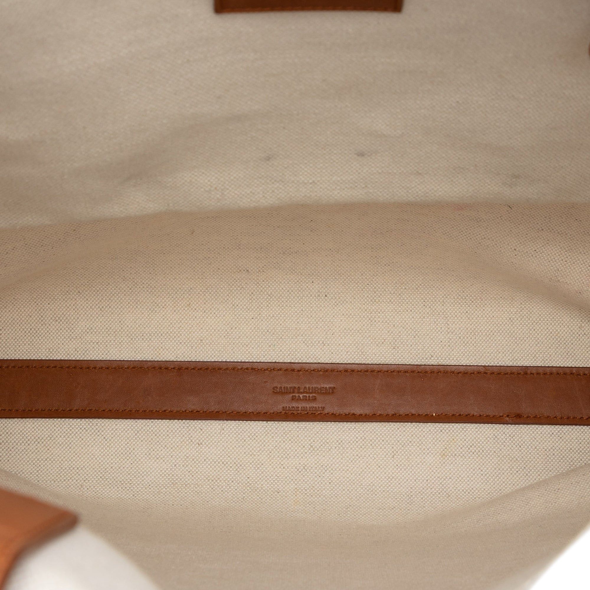 Saint Laurent Paris Canvas Stencil Logo Convertible Tote Size ONE SIZE - 4 Thumbnail