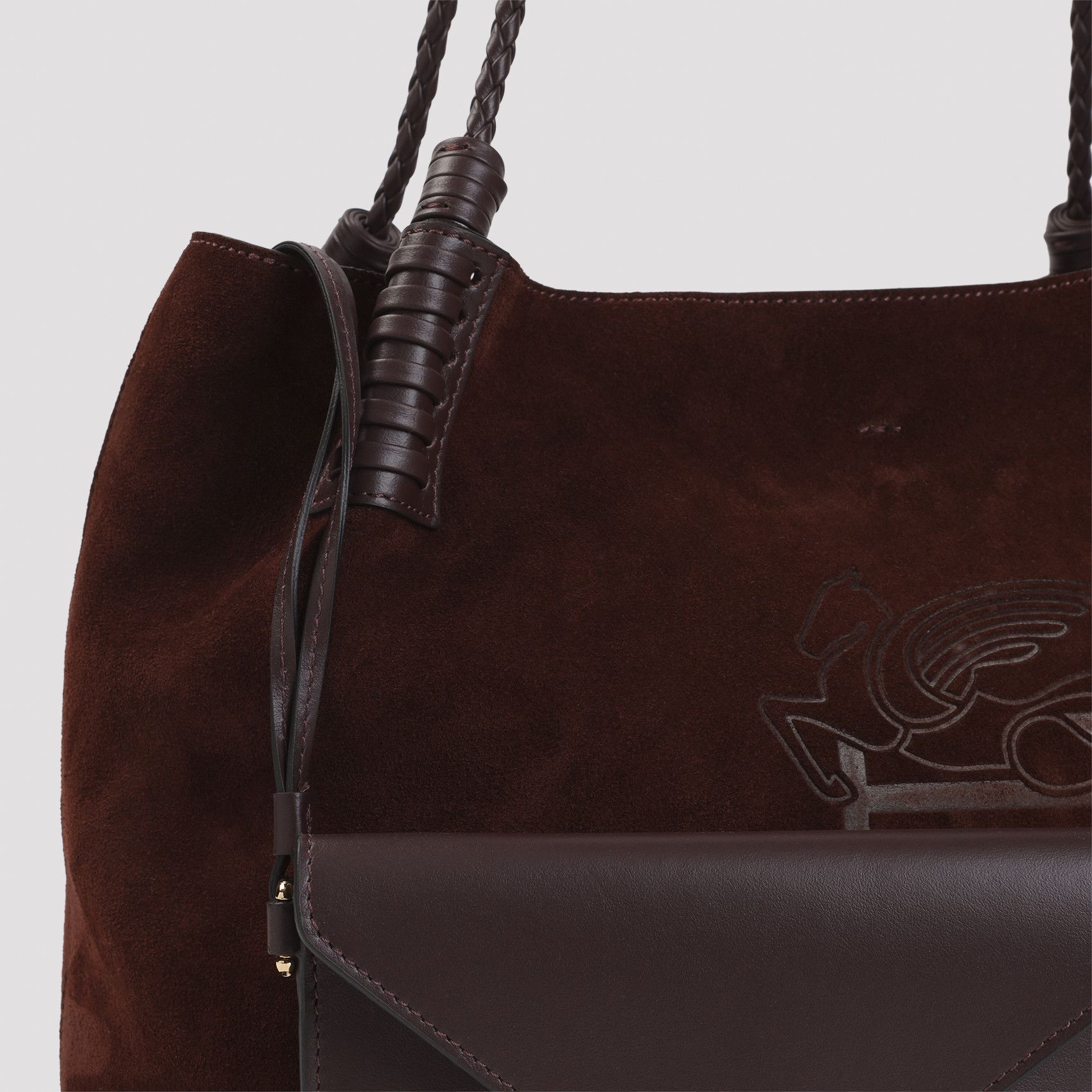 Etro Etro Etro Libra Medium Suede Shopping Bag (OS UNICA) Size ONE SIZE - 5 Thumbnail