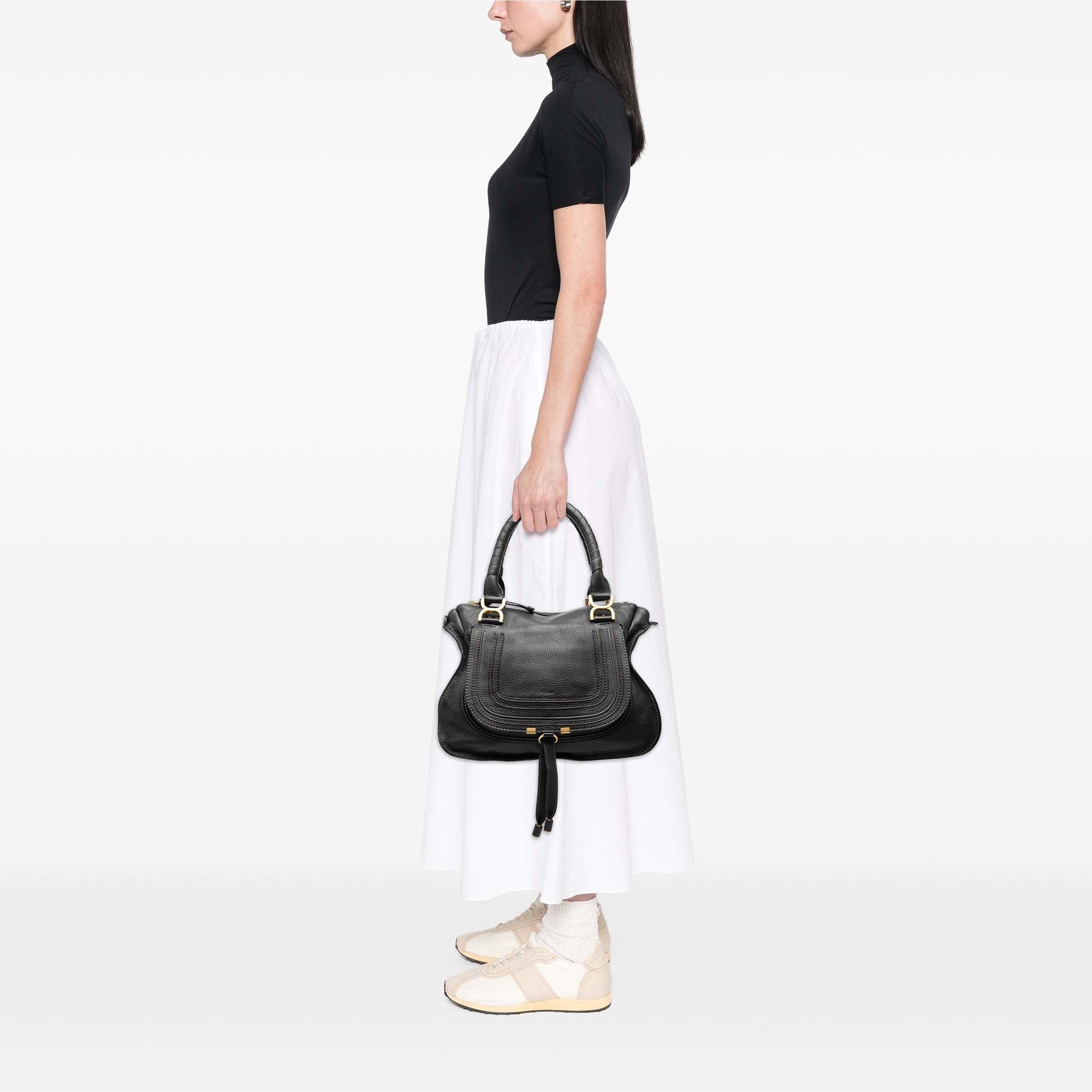 Chloe Leather Marcie Satchel Size ONE SIZE - 6 Thumbnail