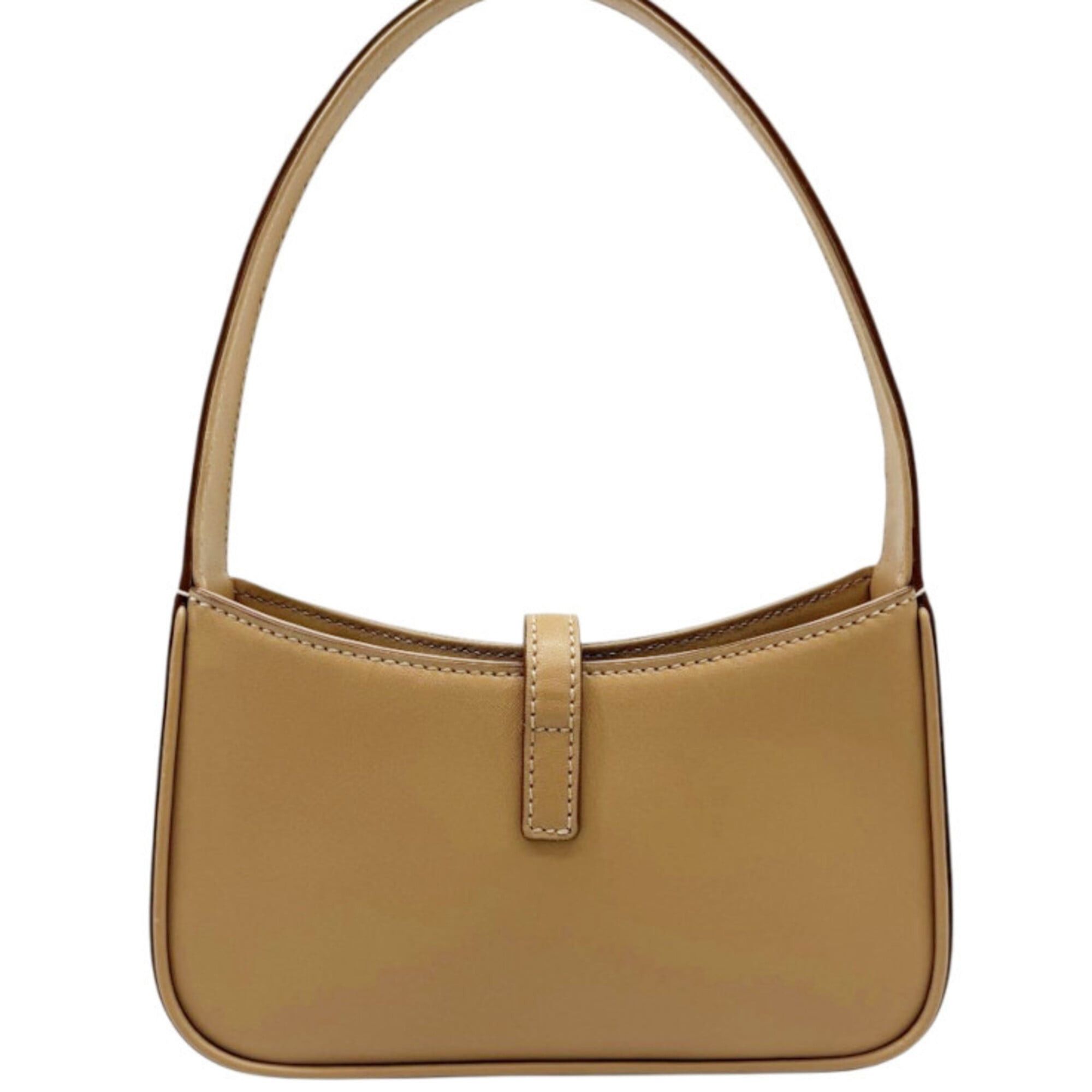 Saint Laurent Paris YVES SAINT LAURENT Le Sancassette Mini Leather Beige 710318 YSL Handbag for Women Size ONE SIZE - 2 Thumbnail