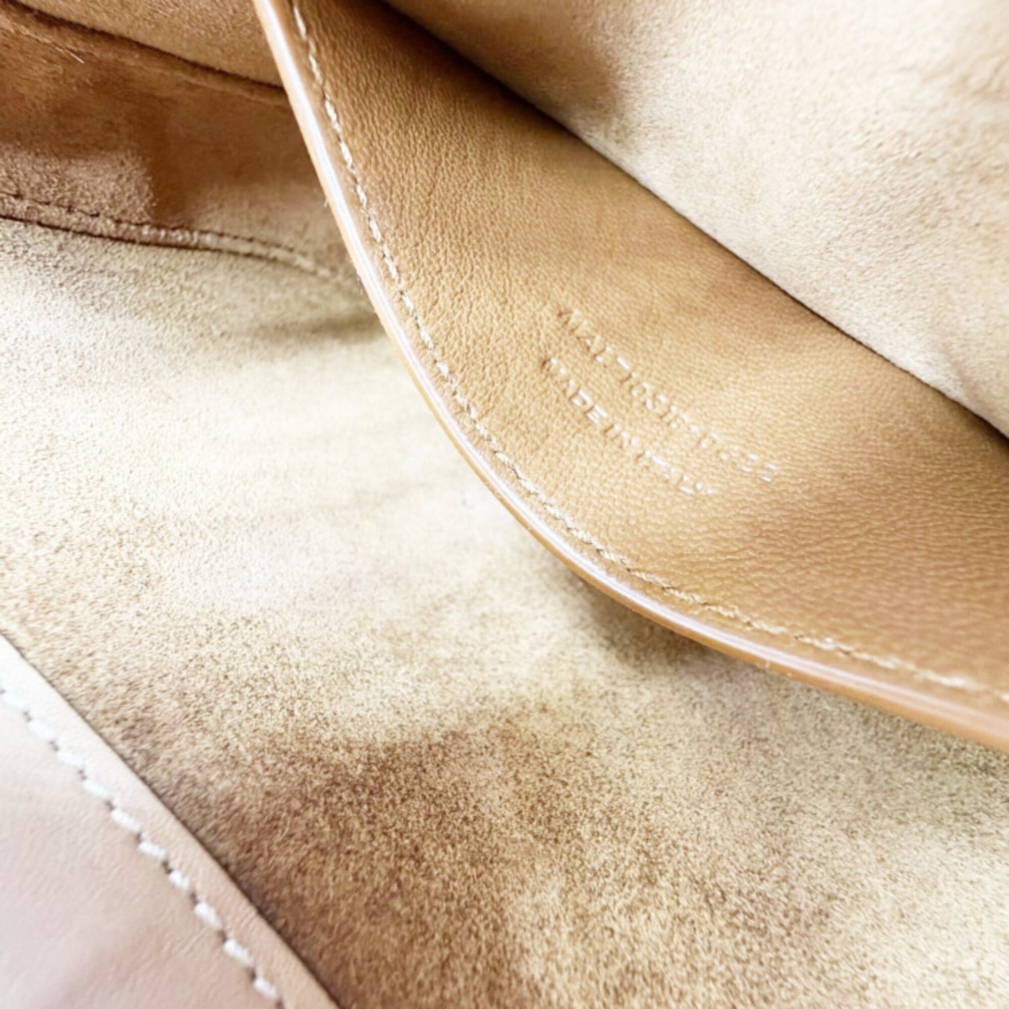Saint Laurent Paris YVES SAINT LAURENT Le Sancassette Mini Leather Beige 710318 YSL Handbag for Women Size ONE SIZE - 14 Thumbnail