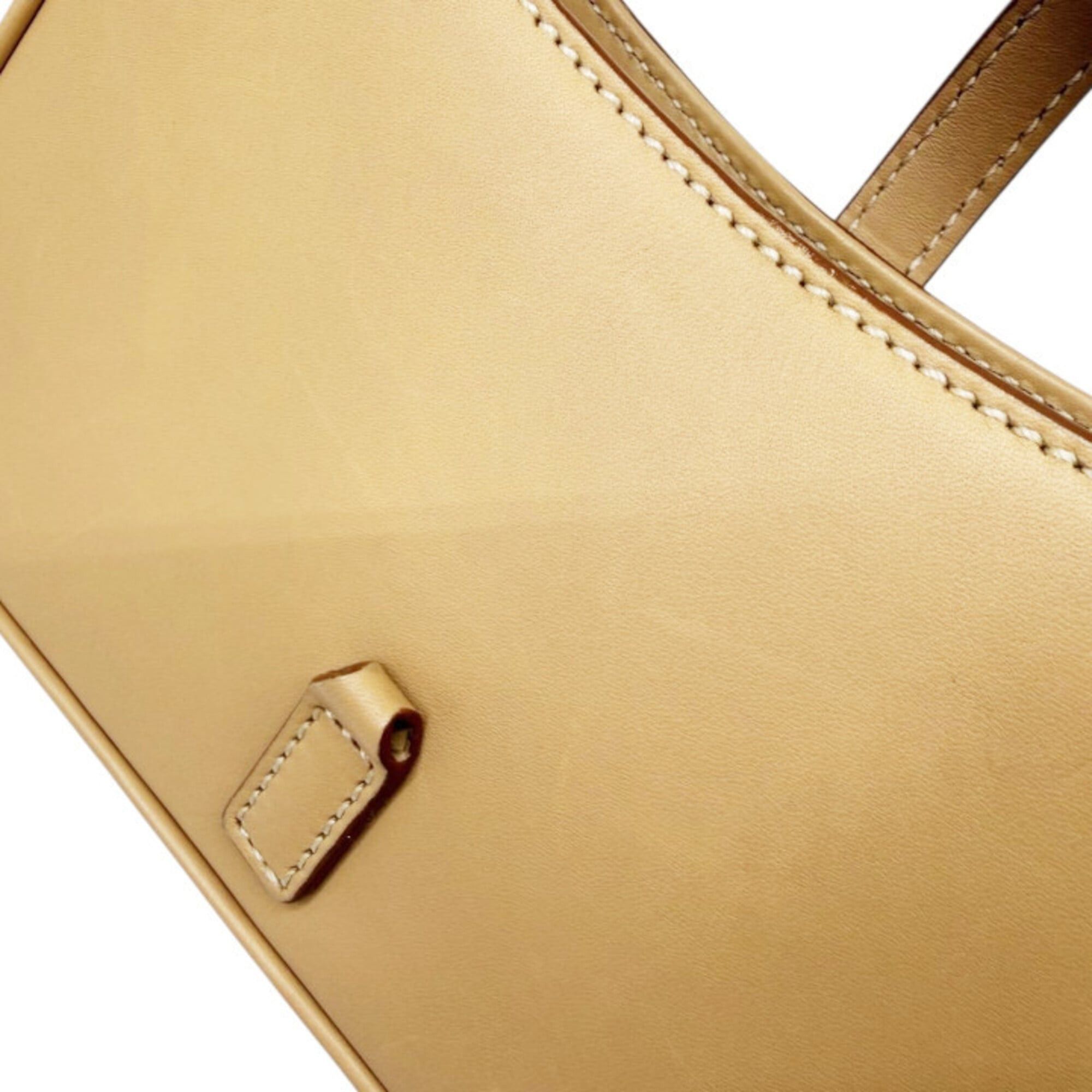 Saint Laurent Paris YVES SAINT LAURENT Le Sancassette Mini Leather Beige 710318 YSL Handbag for Women Size ONE SIZE - 11 Thumbnail