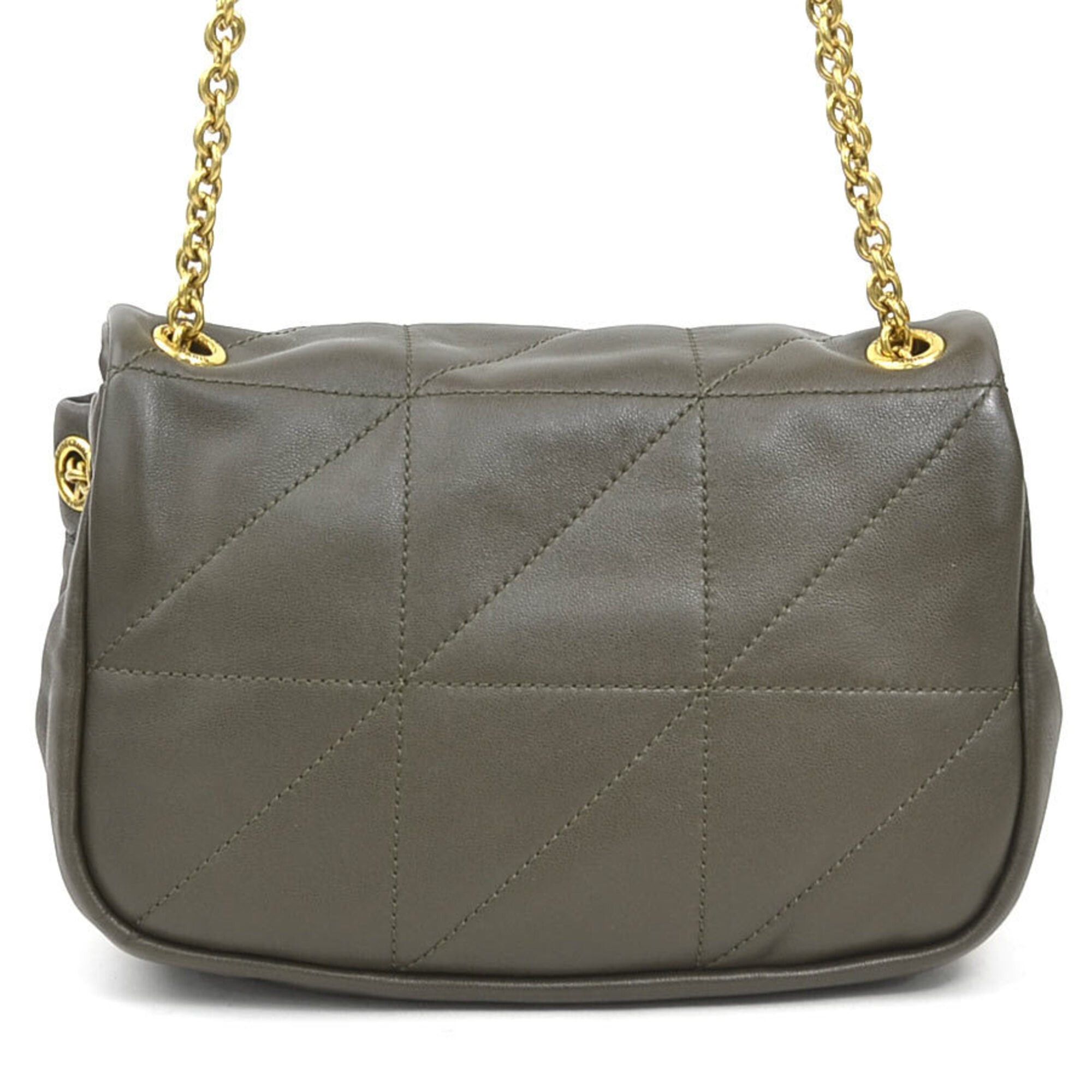 Saint Laurent Paris Saint Laurent Jamie 4.3 Shoulder Bag, Leather, Khaki Brown, Women's, 766754 90288k Size ONE SIZE - 3 Thumbnail