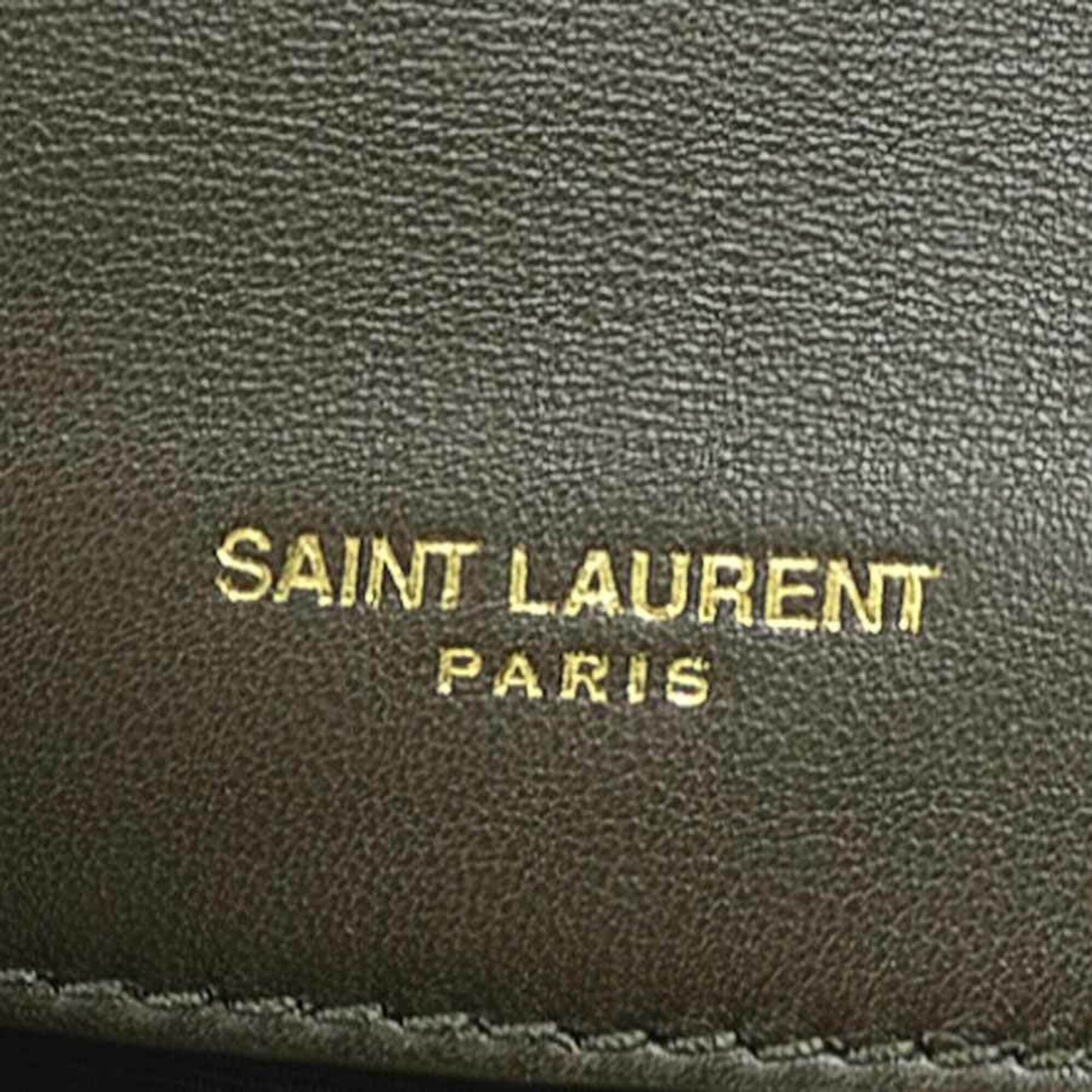 Saint Laurent Paris Saint Laurent Jamie 4.3 Shoulder Bag, Leather, Khaki Brown, Women's, 766754 90288k Size ONE SIZE - 13 Thumbnail