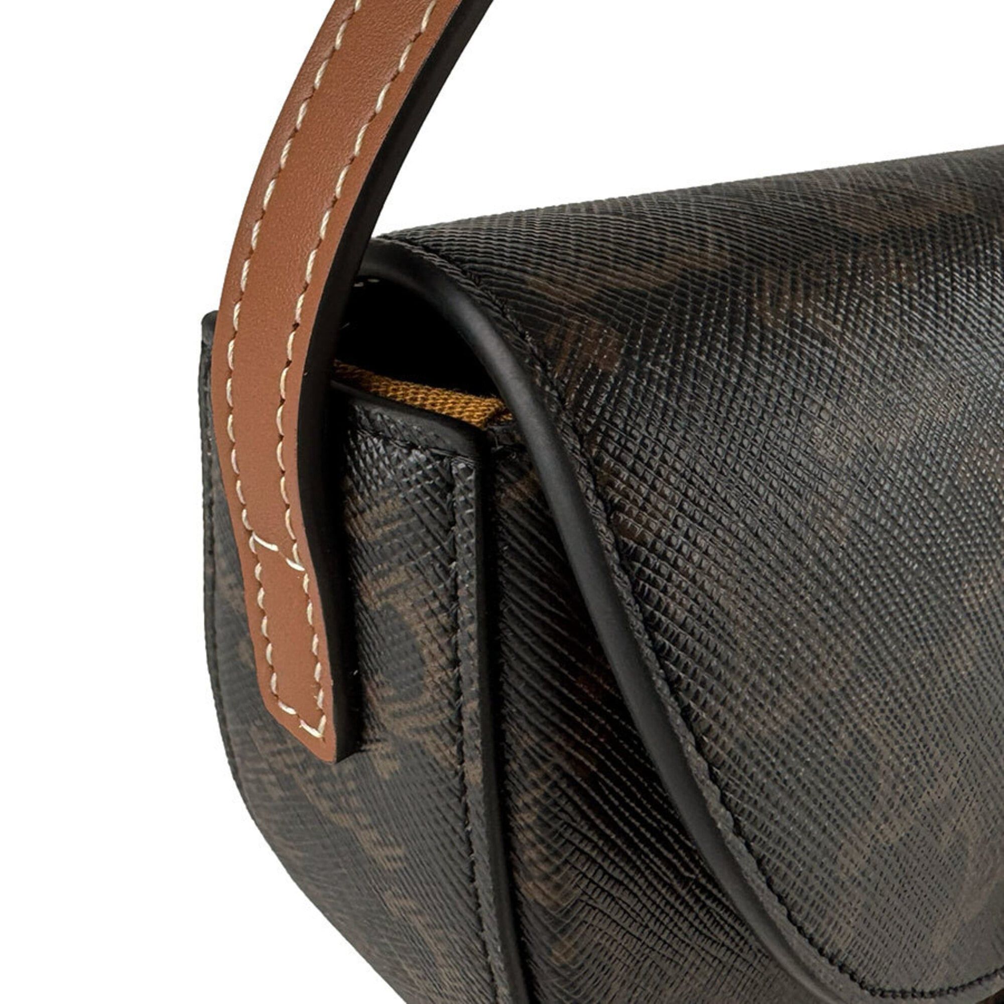Celine Celine Shoulder Bag Cuir Triomphe Besace Leather Brown Women's z10853 Size ONE SIZE - 7 Thumbnail