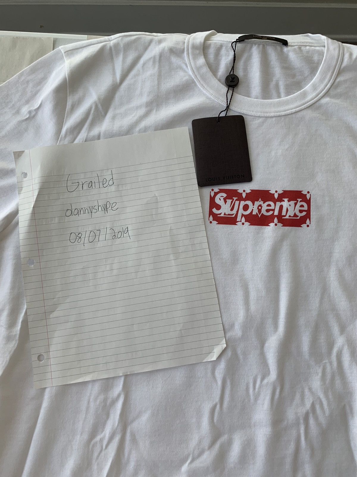 Louis Vuitton, Shirts, Supreme Louis Vuitton Box Logo