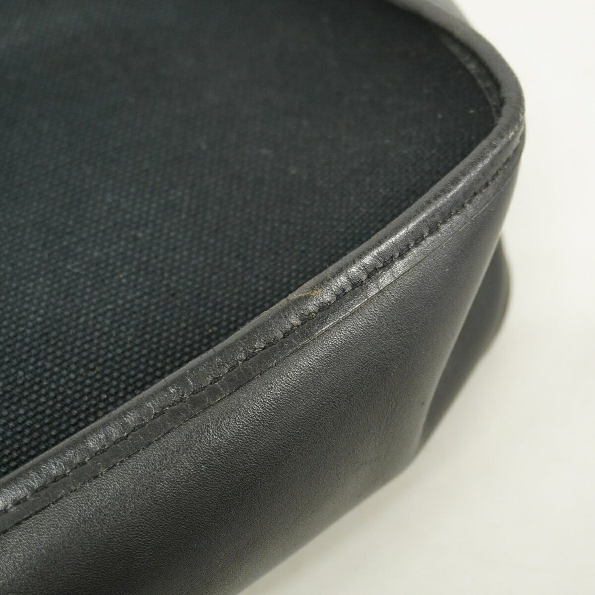 Hermes Hermes Evelyne 1GM Shoulder Bag, Toile Officier, Black, □H stamp, Women's Size ONE SIZE - 8 Thumbnail