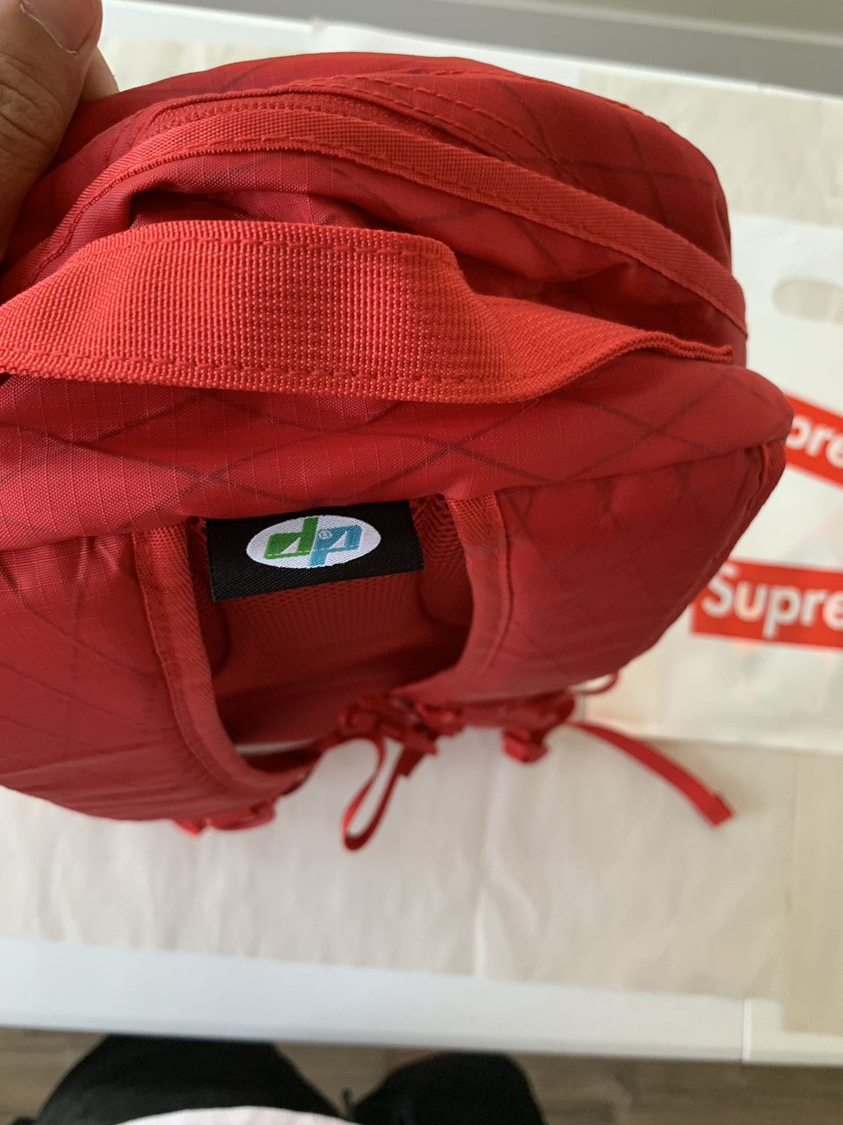 Supreme backpack fw18 red online