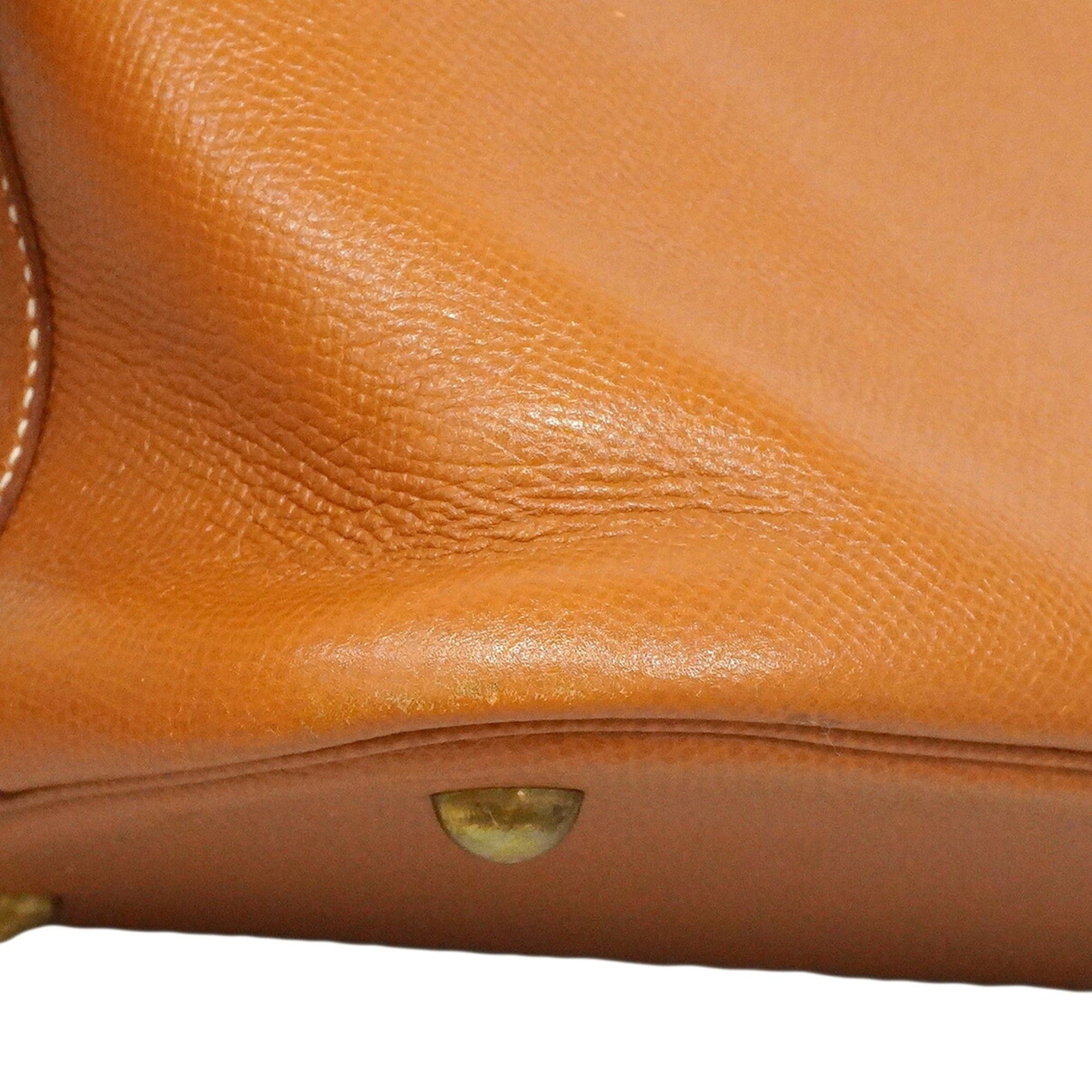 Hermes Hermes Bolide 35 handbag, Courchevel leather, gold, □A stamp, 2-way bag for women. Size ONE SIZE - 6 Thumbnail