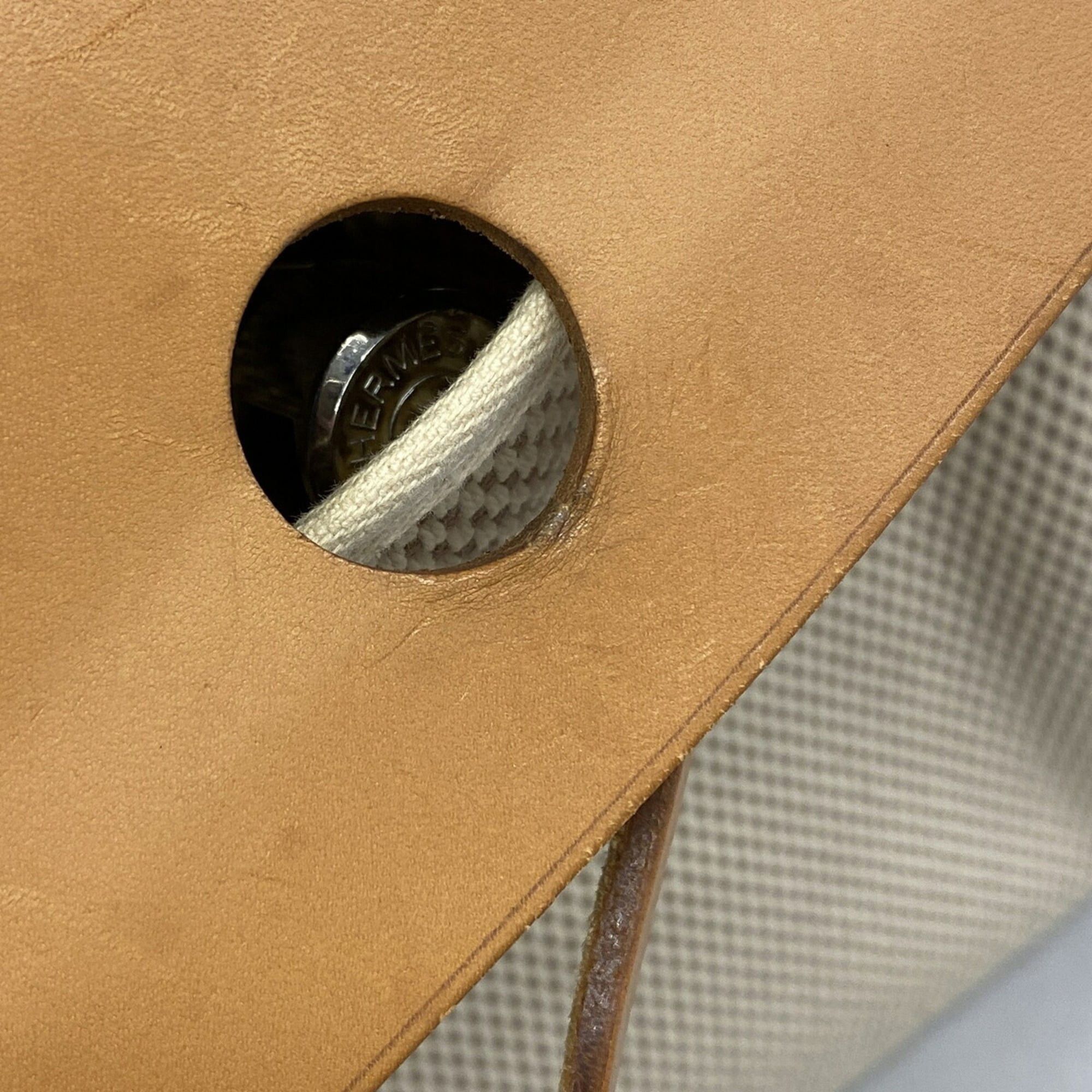 Hermes Hermes Herbag MM Toile GM Natural Handbag (□G stamp) 2-way bag for women Size ONE SIZE - 8 Thumbnail