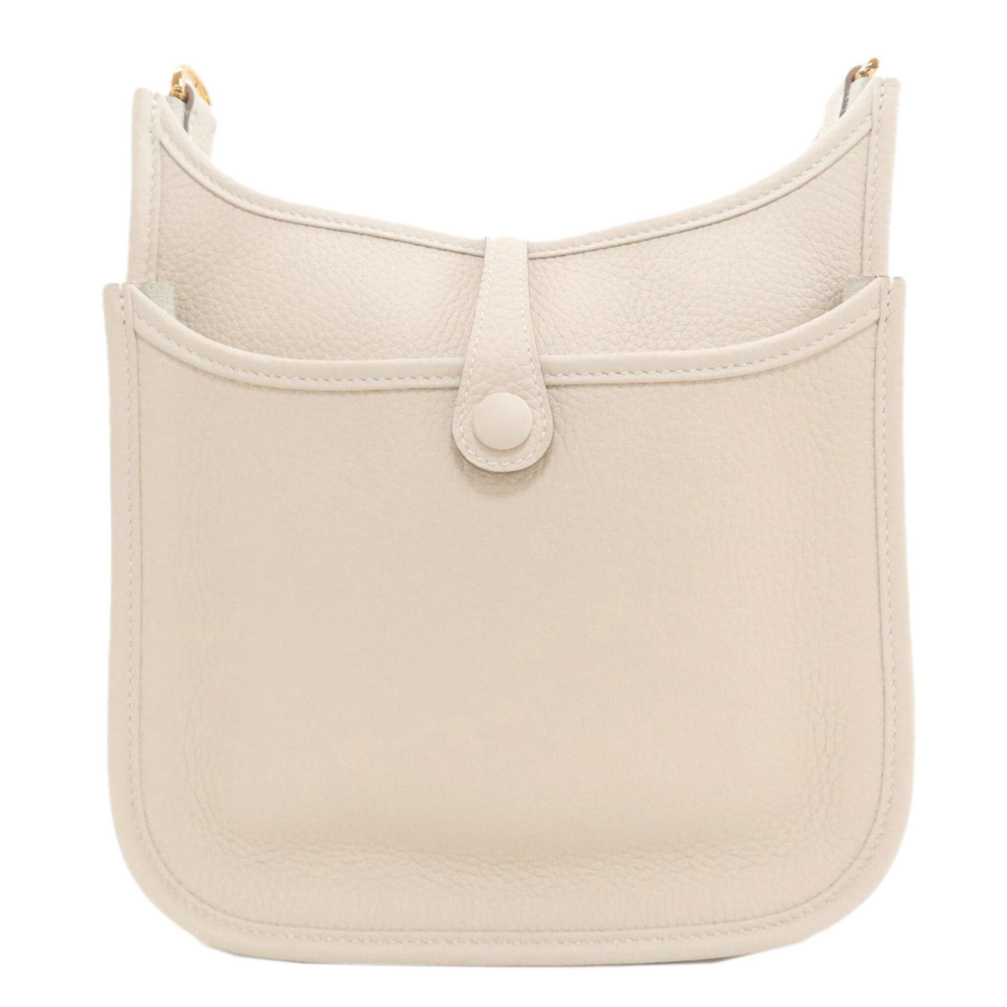 Hermes Hermes Evelyne 3 23 Craie Gold Hardware Shoulder Bag Taurillon Leather Women's HERMES Size ONE SIZE - 2 Thumbnail