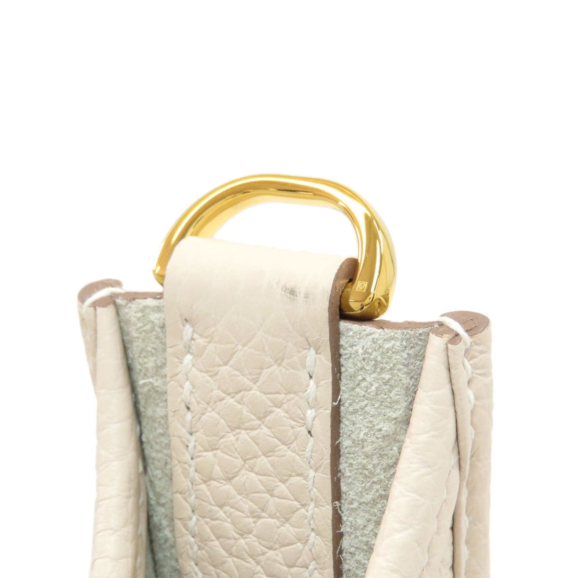 Hermes Hermes Evelyne 3 23 Craie Gold Hardware Shoulder Bag Taurillon Leather Women's HERMES Size ONE SIZE - 8 Thumbnail
