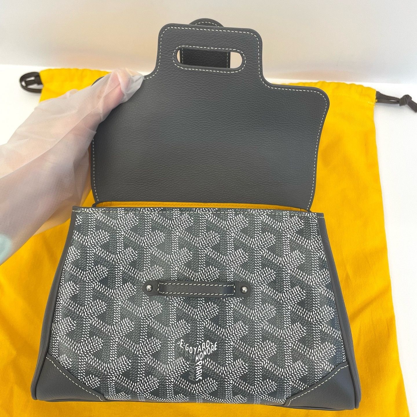 Goyard Goyard Saigon Mini Leather Handle Bag Size ONE SIZE - 18 Thumbnail