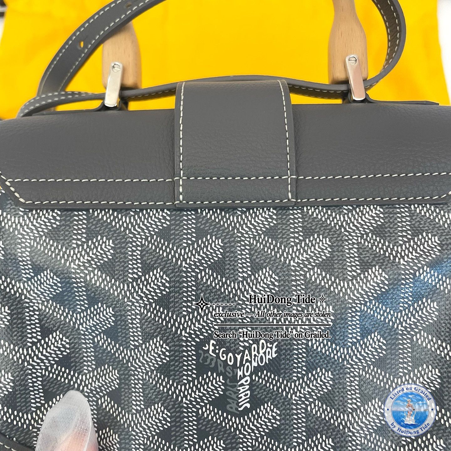 Goyard Goyard Saigon Mini Leather Handle Bag Size ONE SIZE - 14 Thumbnail