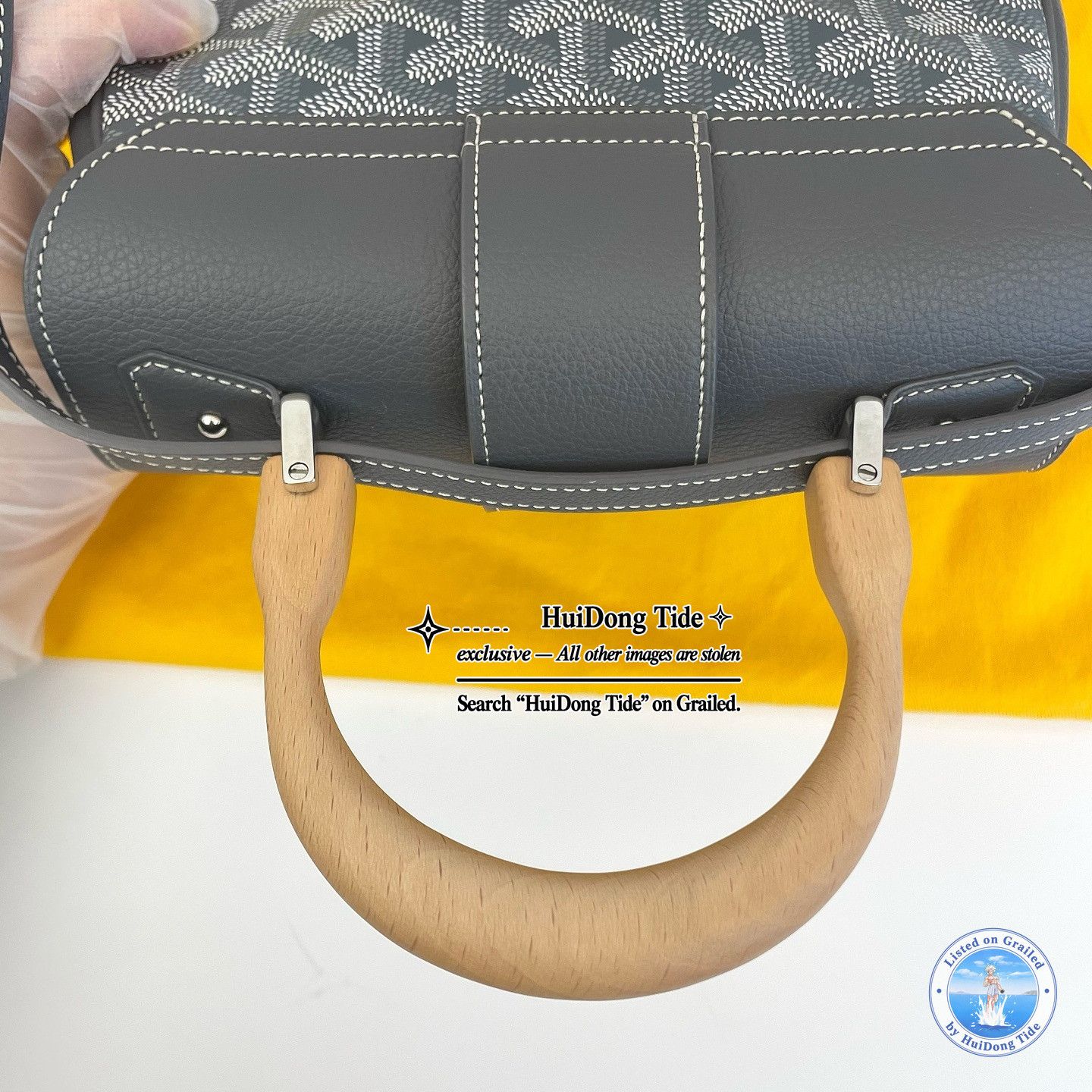 Goyard Goyard Saigon Mini Leather Handle Bag Size ONE SIZE - 9 Thumbnail