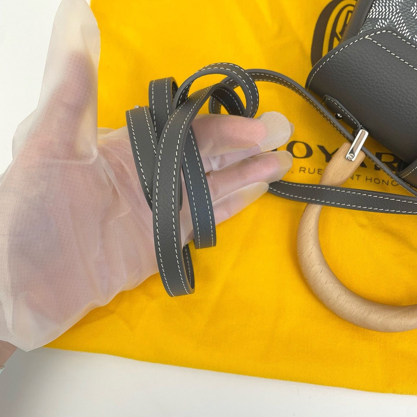 Goyard Goyard Saigon Mini Leather Handle Bag Size ONE SIZE - 15 Thumbnail