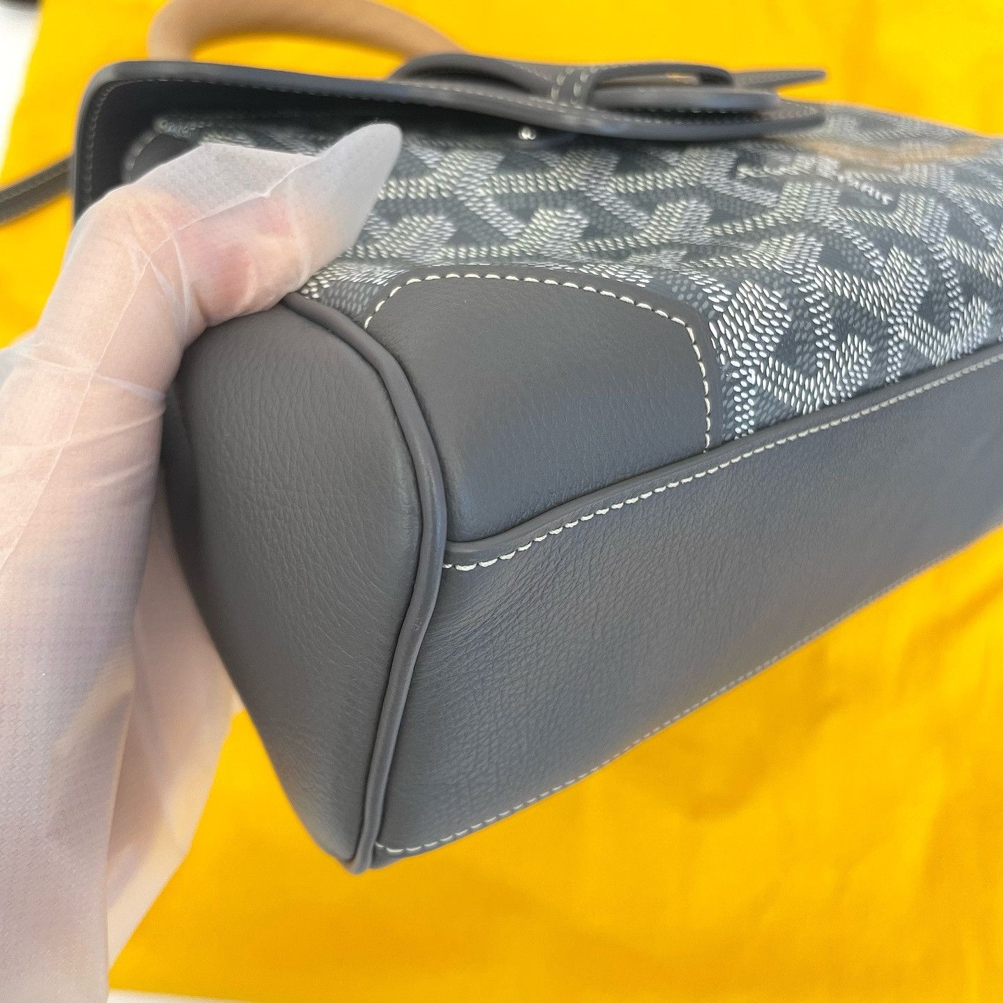 Goyard Goyard Saigon Mini Leather Handle Bag Size ONE SIZE - 12 Thumbnail
