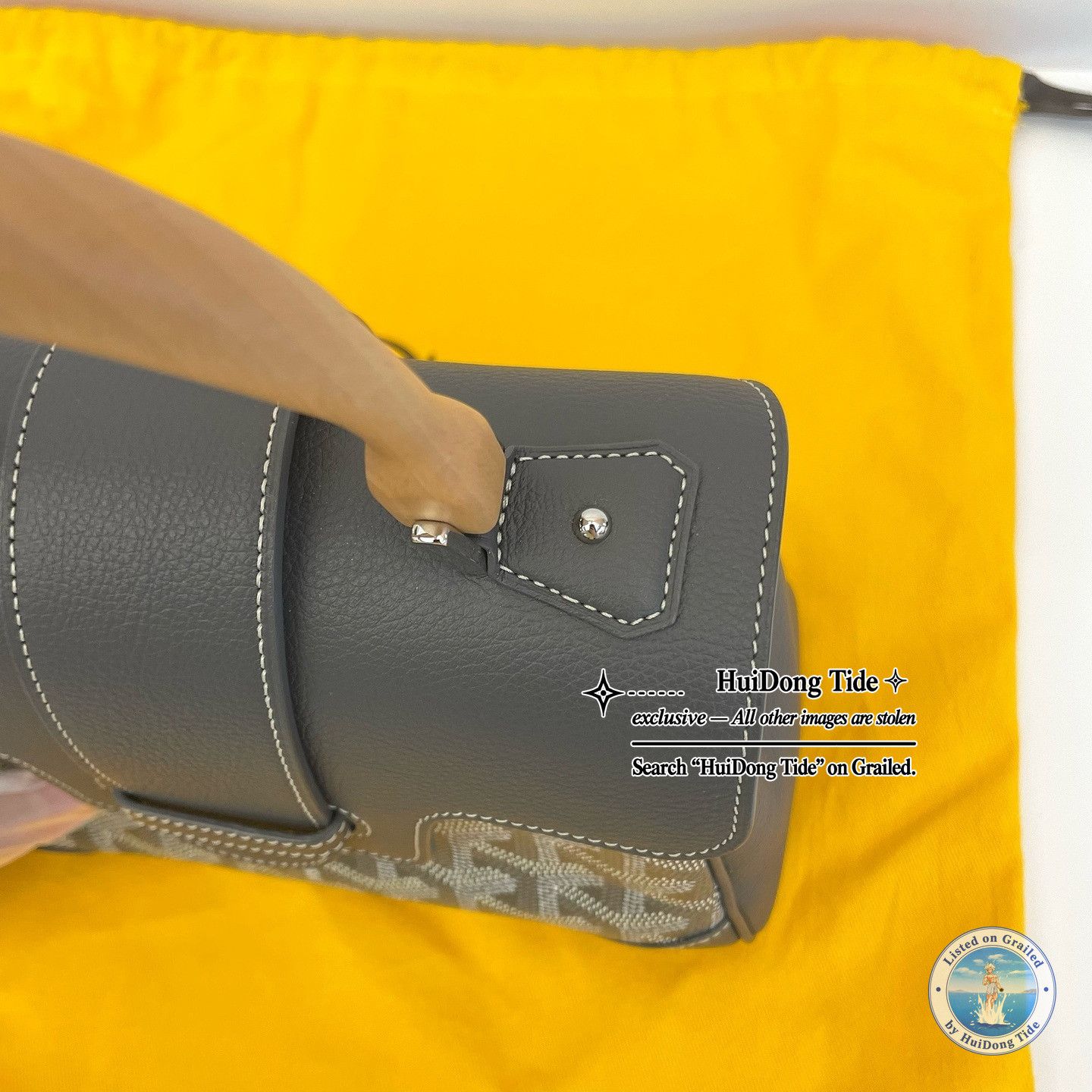 Goyard Goyard Saigon Mini Leather Handle Bag Size ONE SIZE - 16 Thumbnail