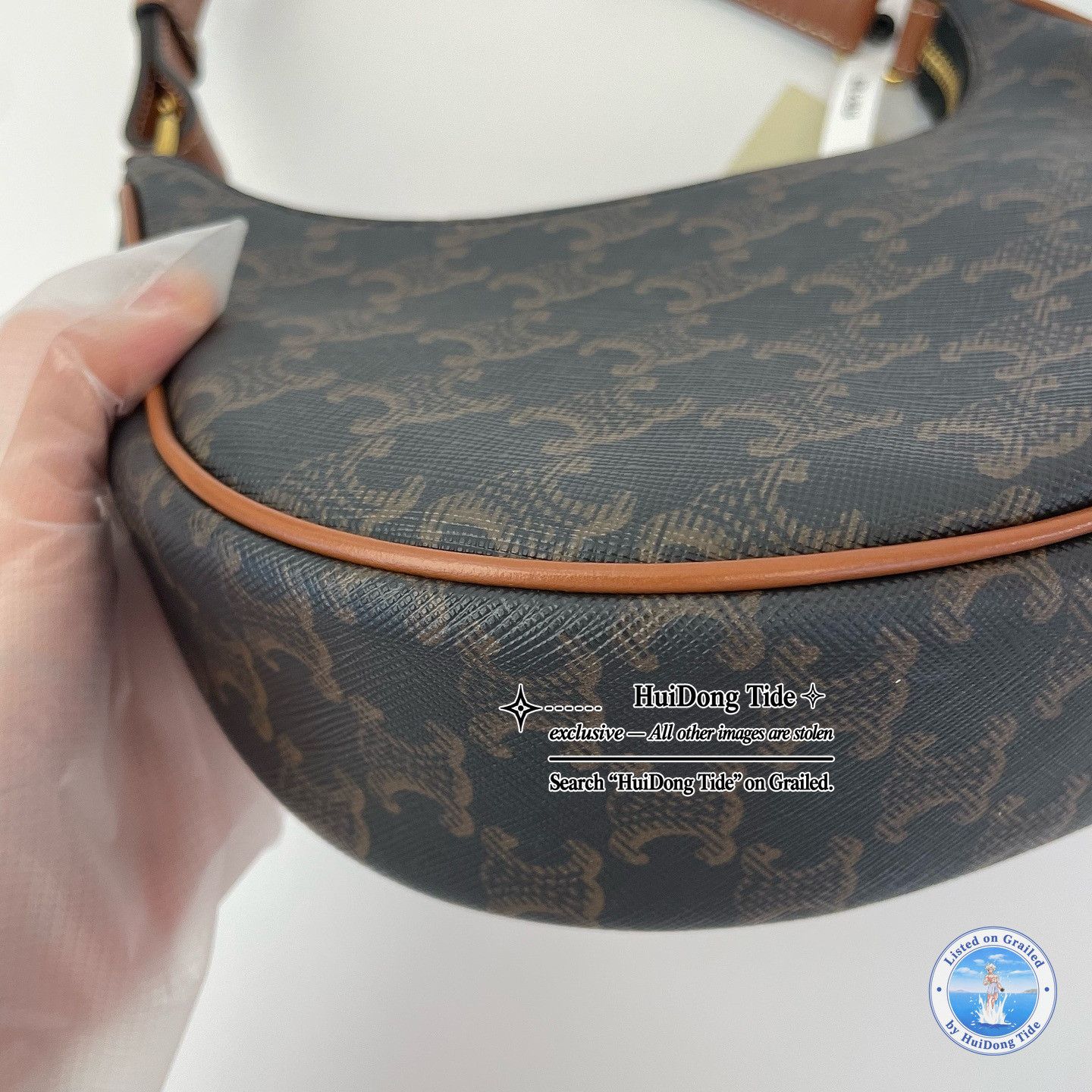 Celine CELINE Ava Triomphe Canvas Shoulder Bag Size ONE SIZE - 8 Thumbnail