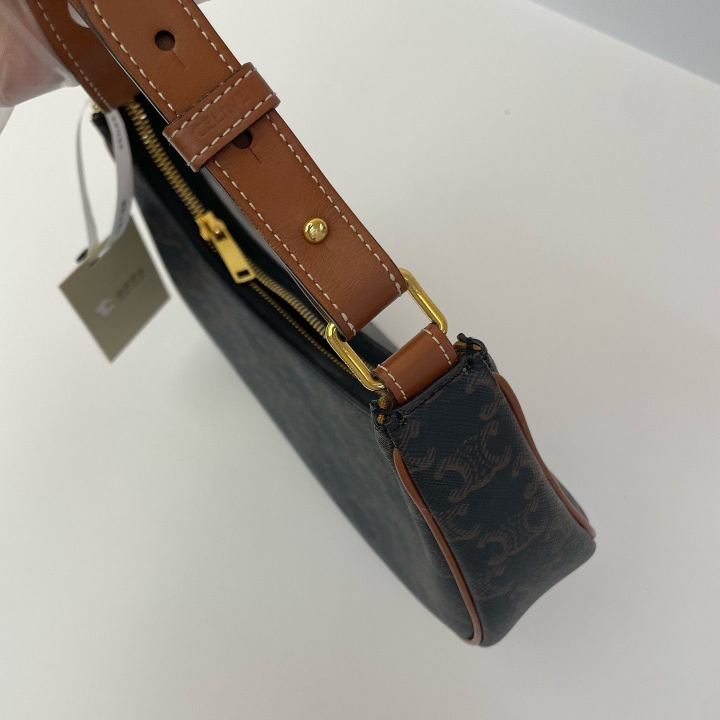 Celine CELINE Ava Triomphe Canvas Shoulder Bag Size ONE SIZE - 16 Thumbnail