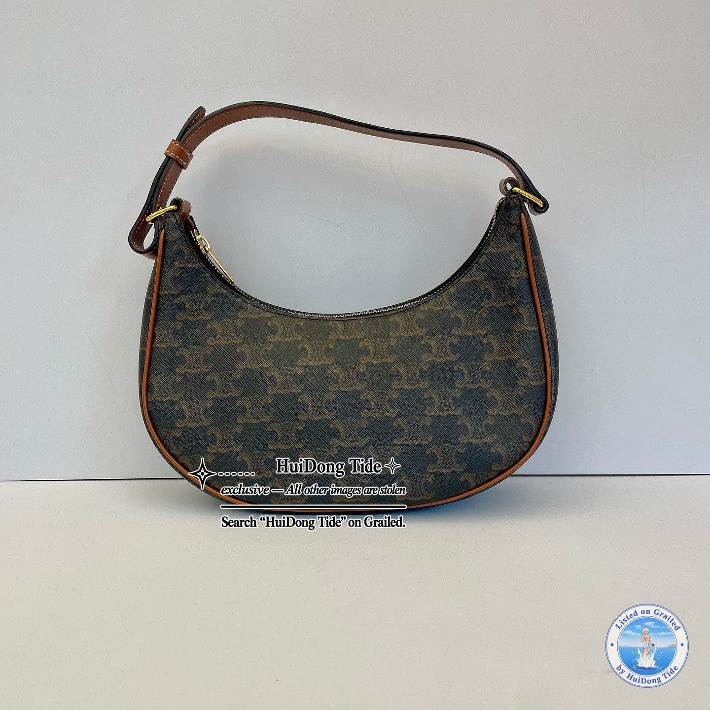 Celine CELINE Ava Triomphe Canvas Shoulder Bag Size ONE SIZE - 2 Thumbnail