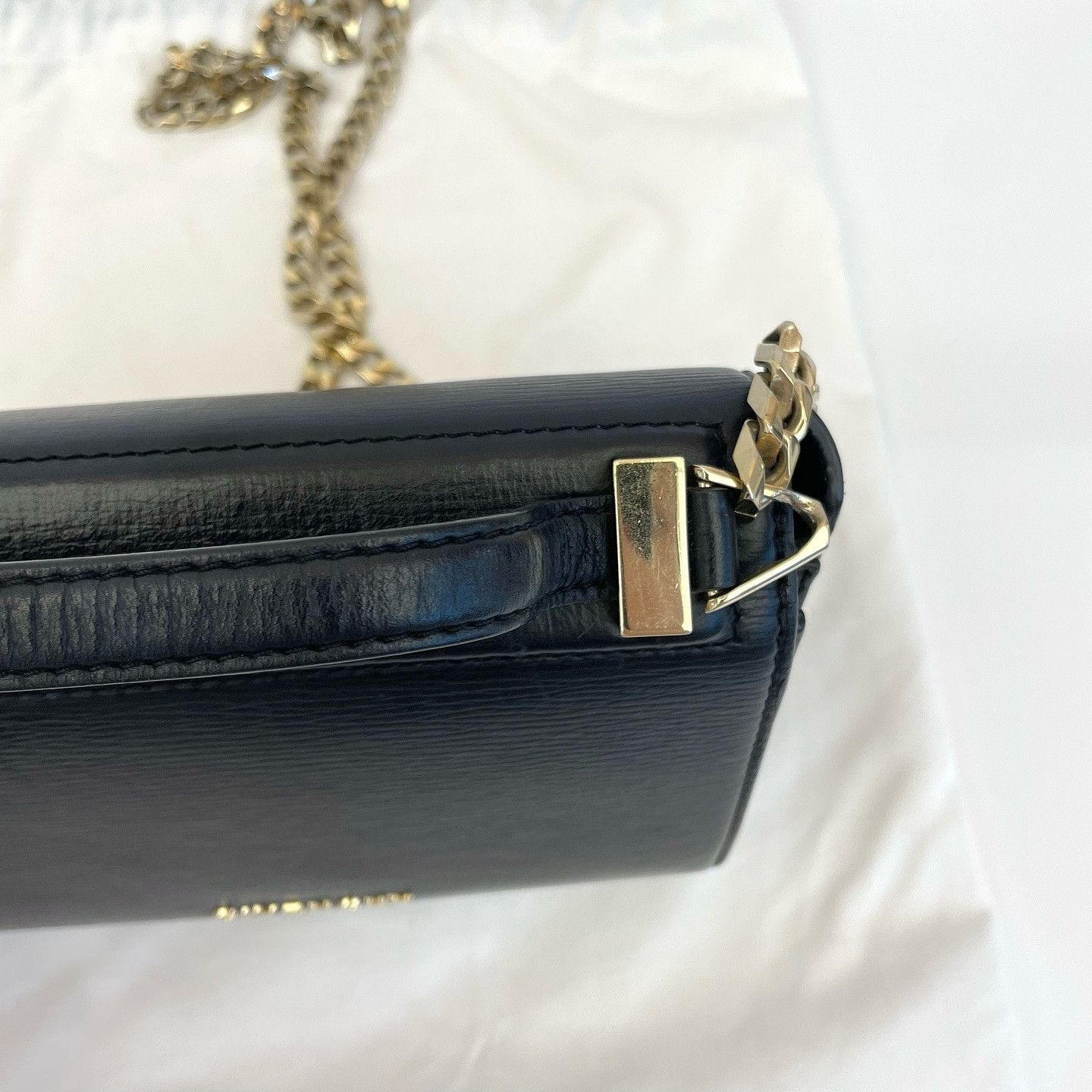 Givenchy Givenchy Black Logo Leather Handle Bag Size ONE SIZE - 11 Thumbnail