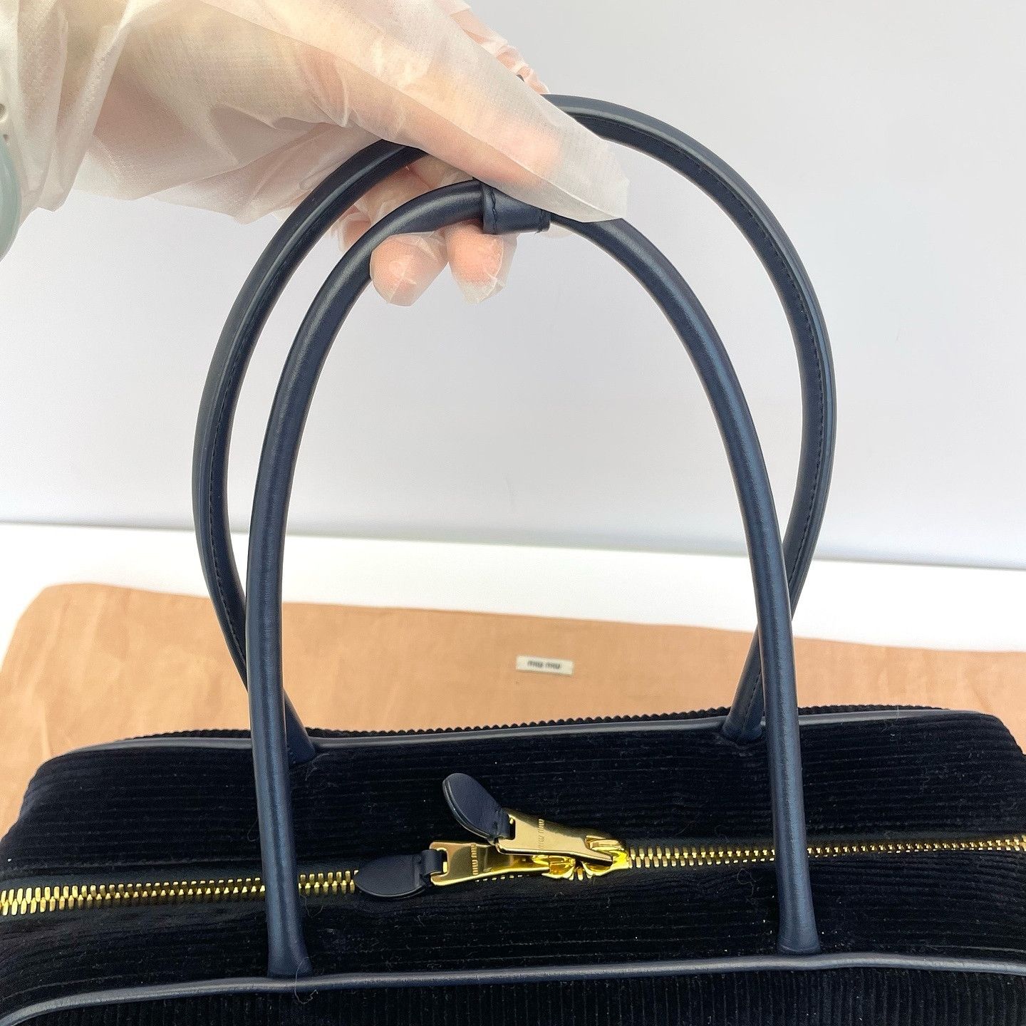 Miu Miu Miu Miu Beau Corduroy Handle Bag Size ONE SIZE - 6 Thumbnail