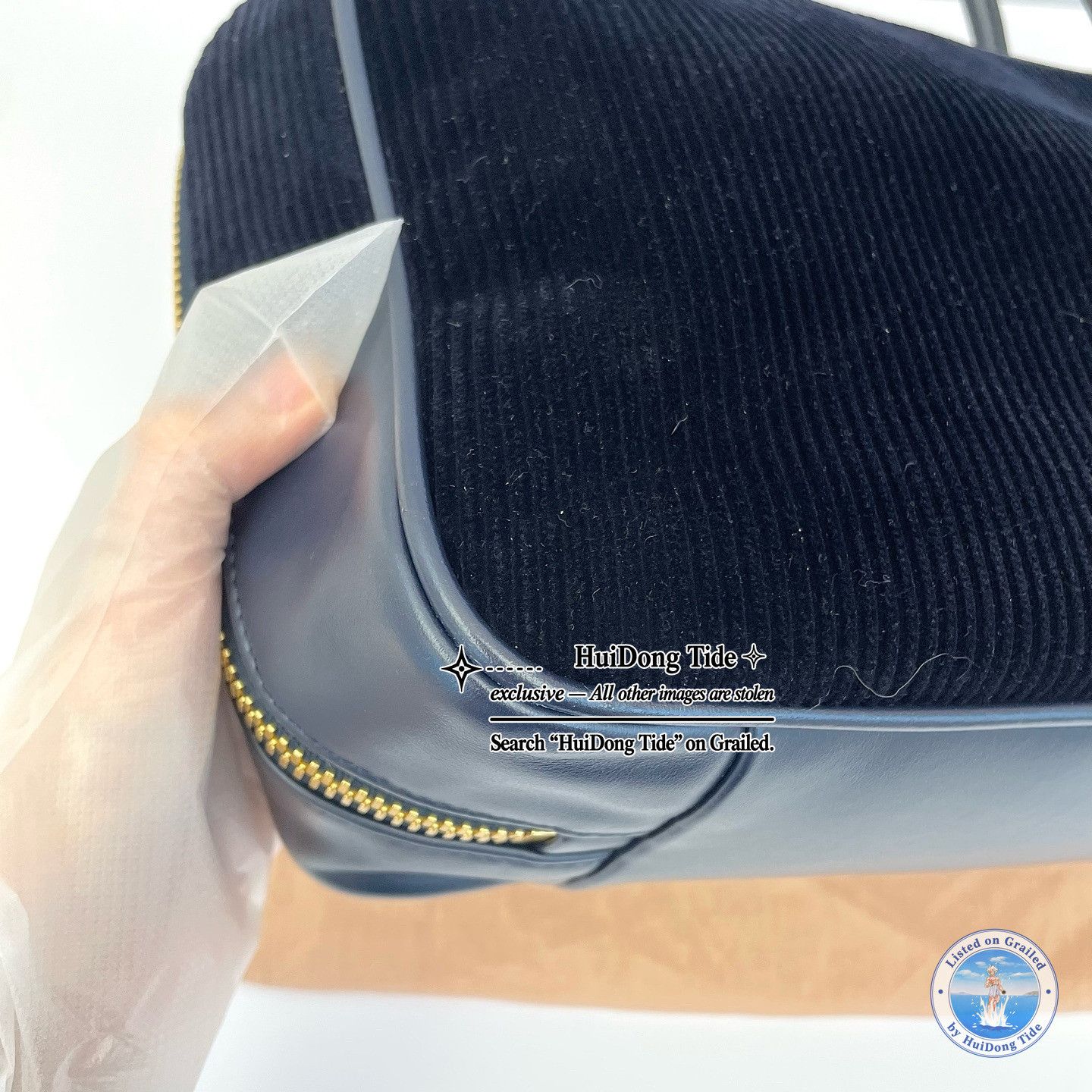 Miu Miu Miu Miu Beau Corduroy Handle Bag Size ONE SIZE - 11 Thumbnail