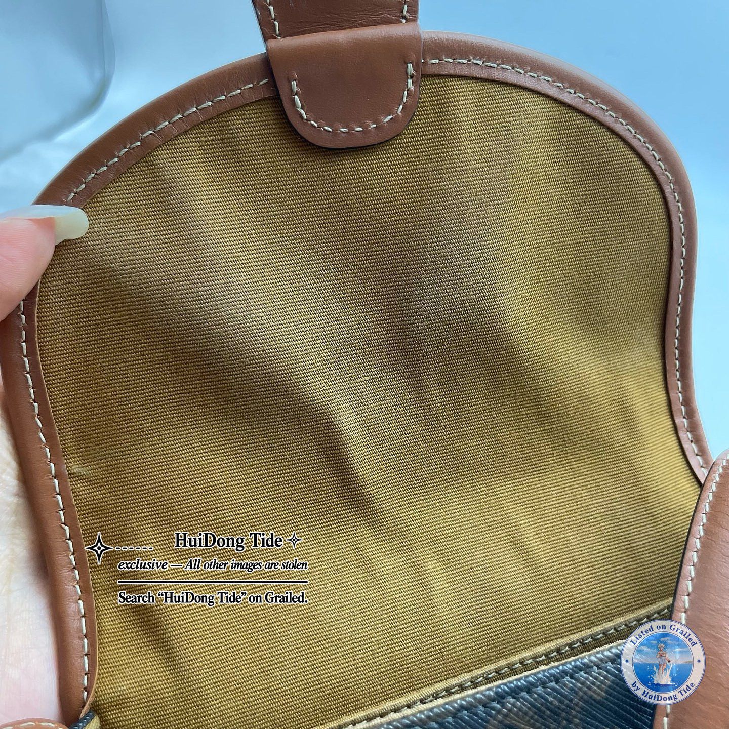 Celine CELINE Triomphe Canvas Besace Mini Bag Size ONE SIZE - 9 Thumbnail