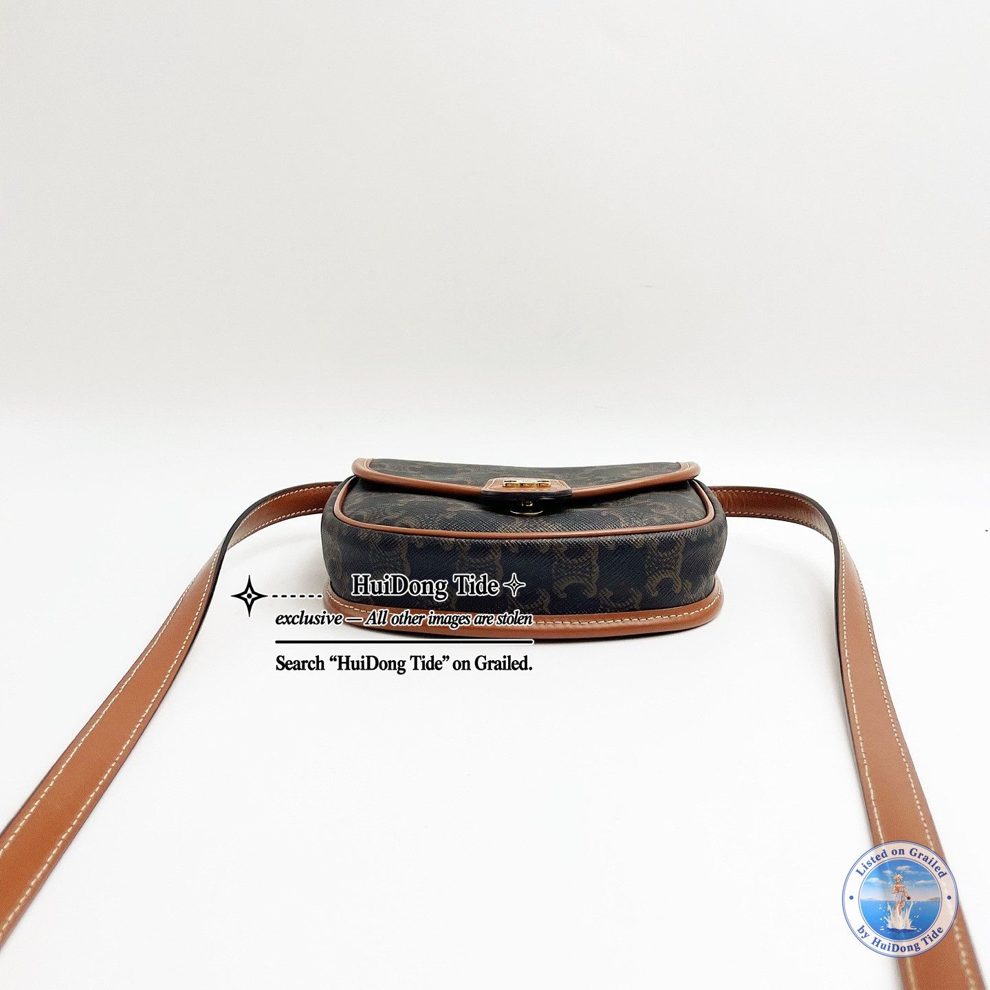 Celine CELINE Triomphe Canvas Besace Mini Bag Size ONE SIZE - 3 Thumbnail