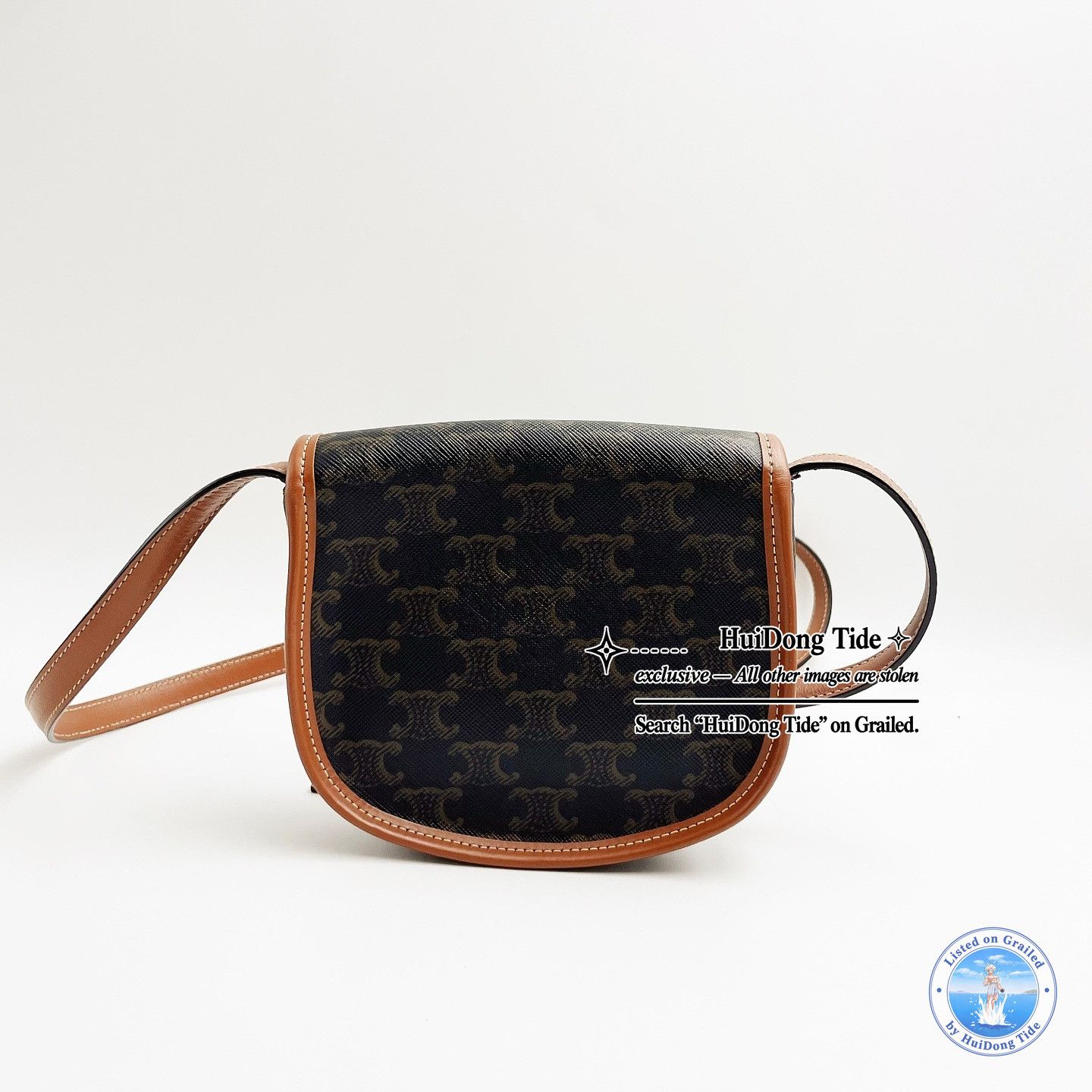 Celine CELINE Triomphe Canvas Besace Mini Bag Size ONE SIZE - 2 Thumbnail
