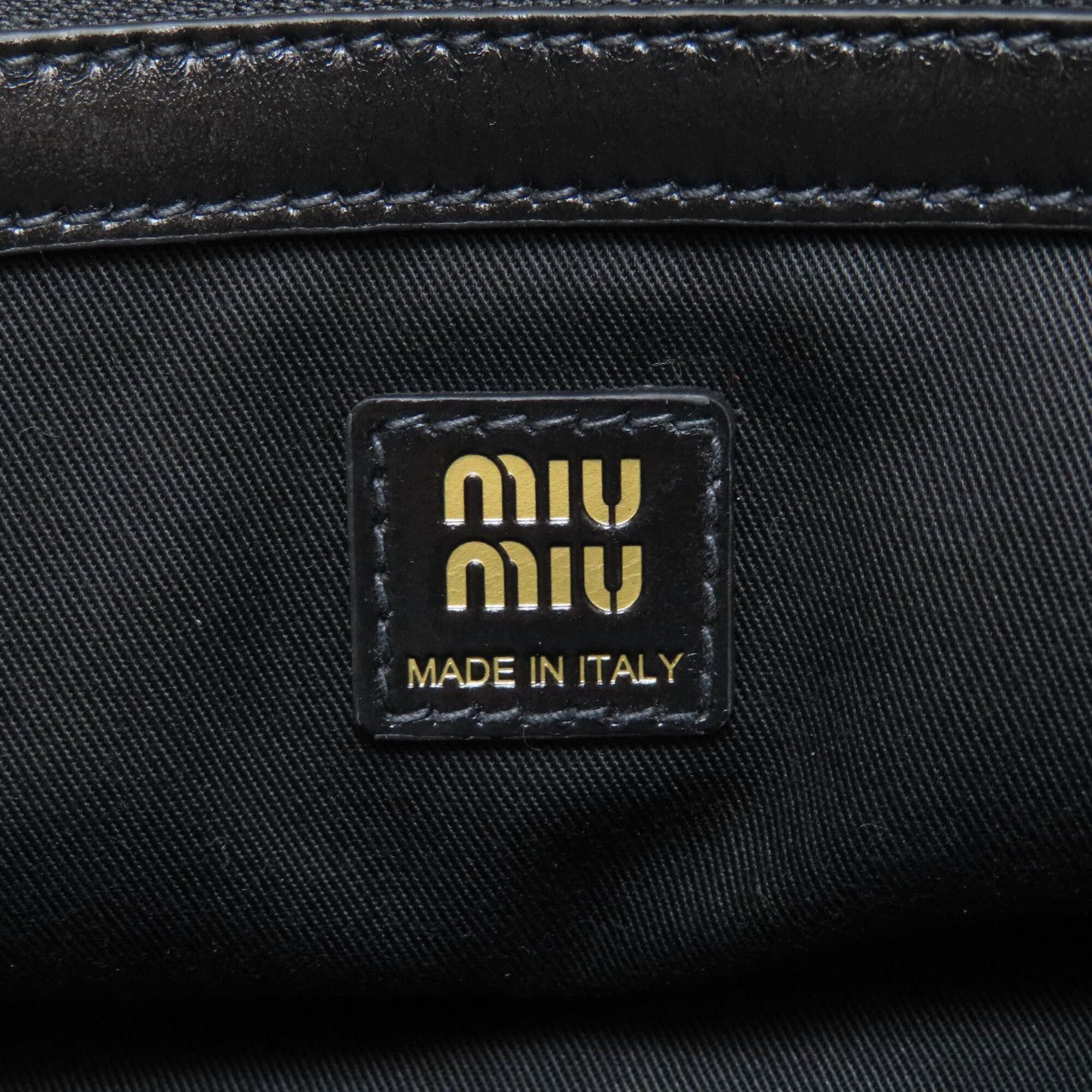 Miu Miu Miu Miu Miu Ivy 2-Way Tote Bag, Calfskin, Women's MIUMIU Size ONE SIZE - 6 Thumbnail