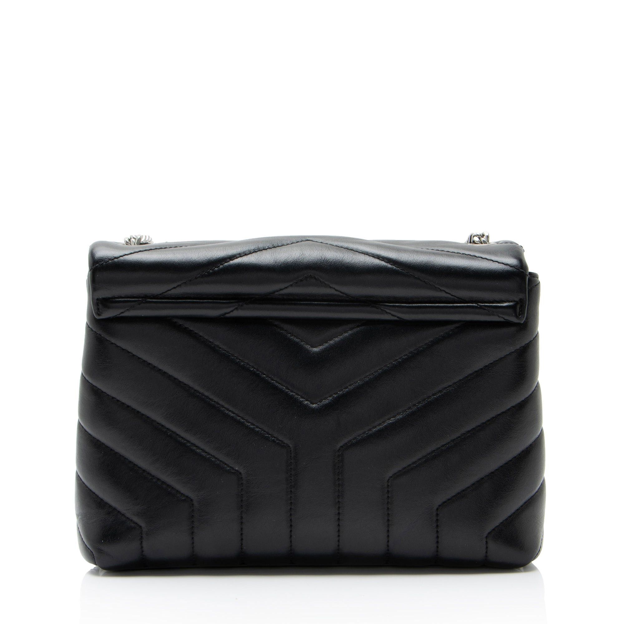 Saint Laurent Paris Saint Laurent Matelasse Calfskin Monogram LouLou Chain Small Size ONE SIZE - 3 Thumbnail