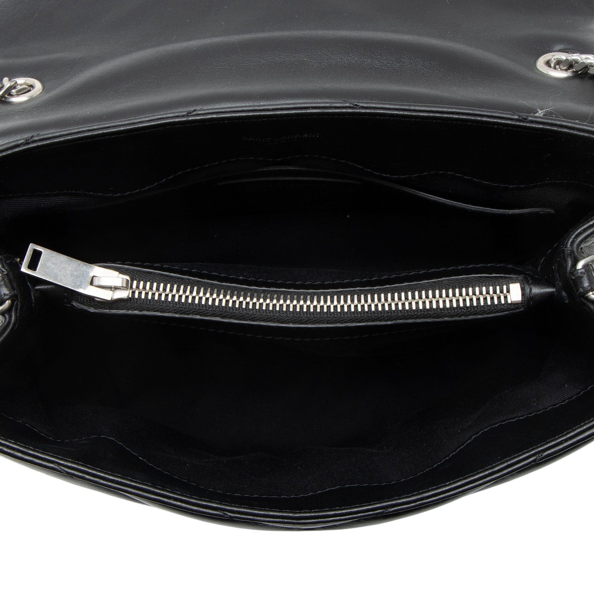 Saint Laurent Paris Saint Laurent Matelasse Calfskin Monogram LouLou Chain Small Size ONE SIZE - 7 Thumbnail