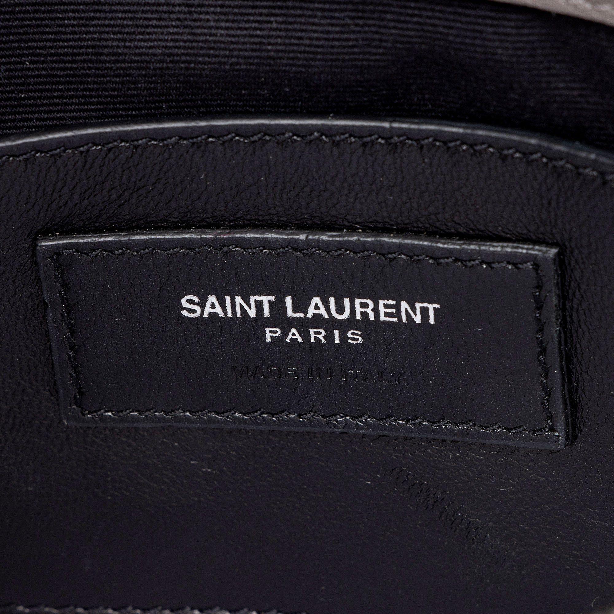 Saint Laurent Paris Saint Laurent Diamond Quilted Leather Monogram College Mediu Size ONE SIZE - 8 Thumbnail