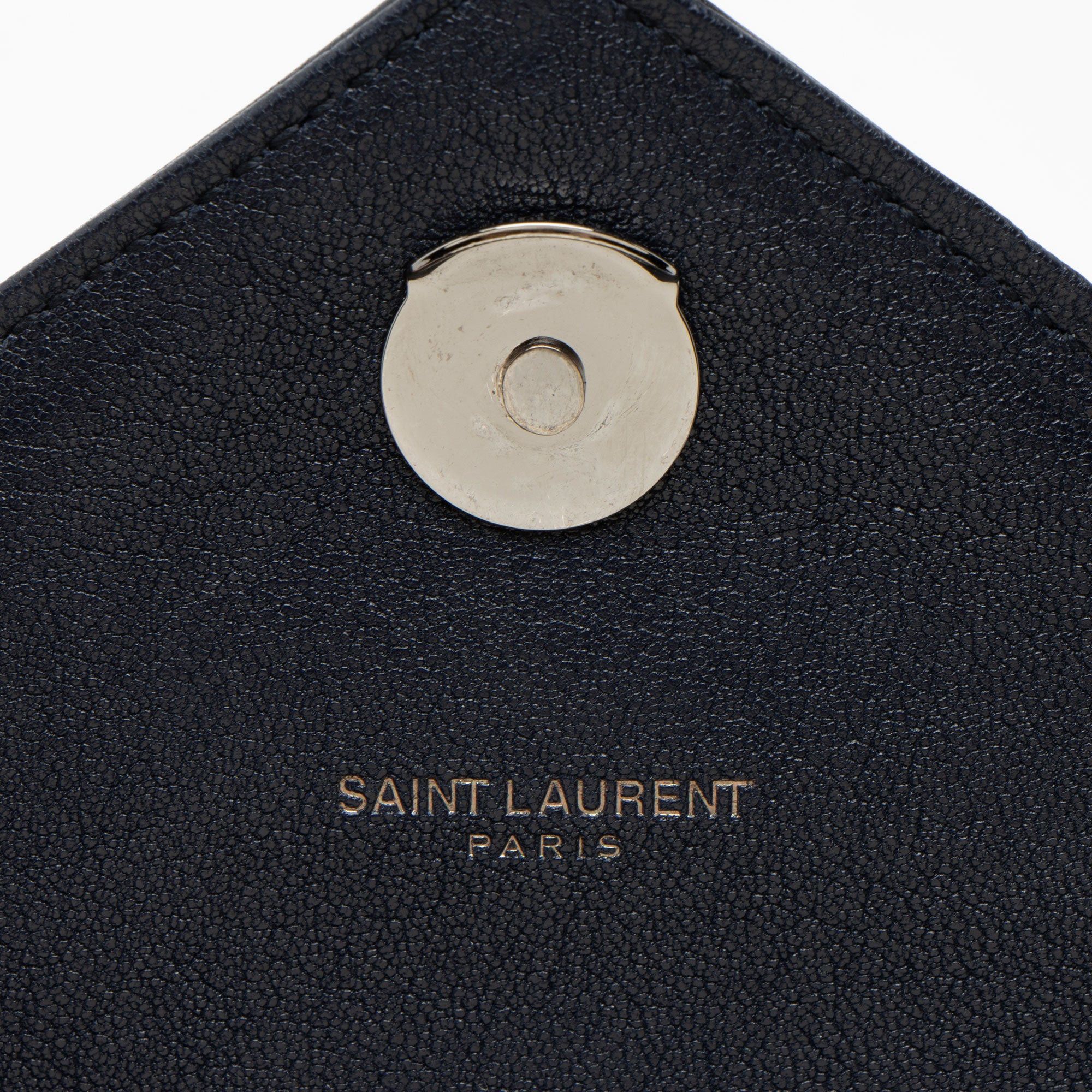 Saint Laurent Paris Saint Laurent Matelasse Calfskin Monogram College Medium Sho Size ONE SIZE - 9 Thumbnail