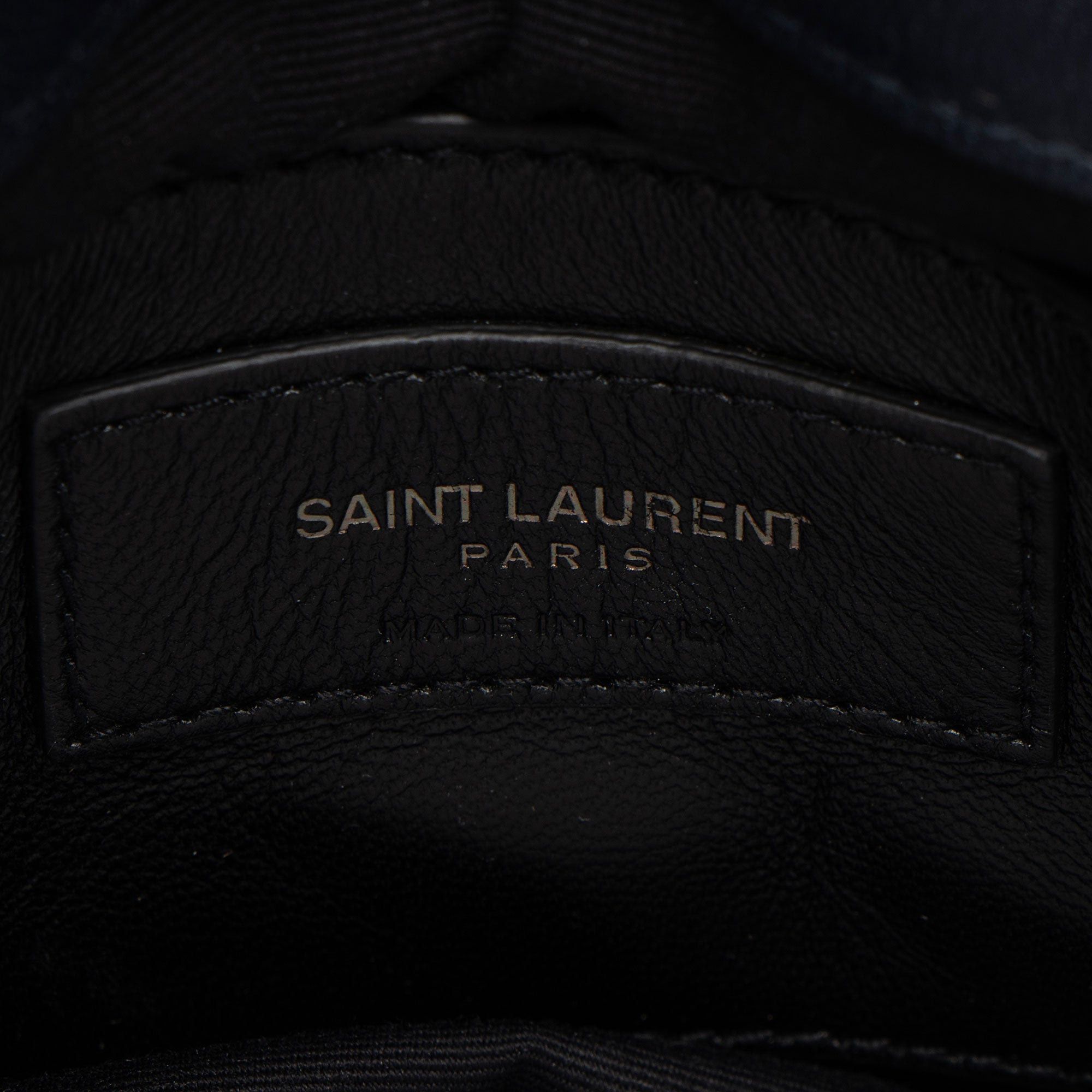 Saint Laurent Paris Saint Laurent Matelasse Calfskin Monogram College Medium Sho Size ONE SIZE - 8 Thumbnail