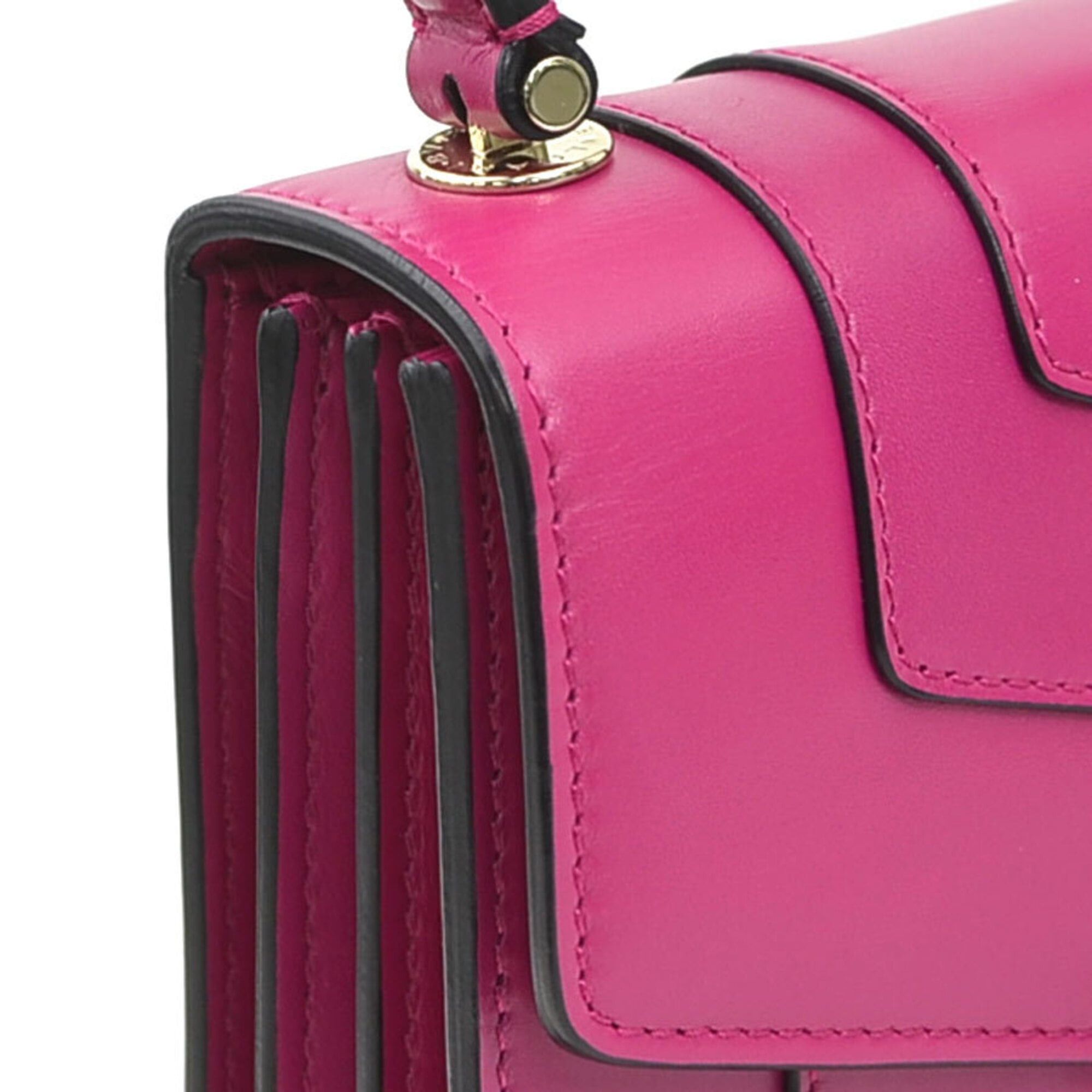 Bvlgari Bulgari BVLGARI Serpenti Forever Leather Handbag Shoulder Bag, Magenta Gold, Women's e62184c Size ONE SIZE - 6 Thumbnail
