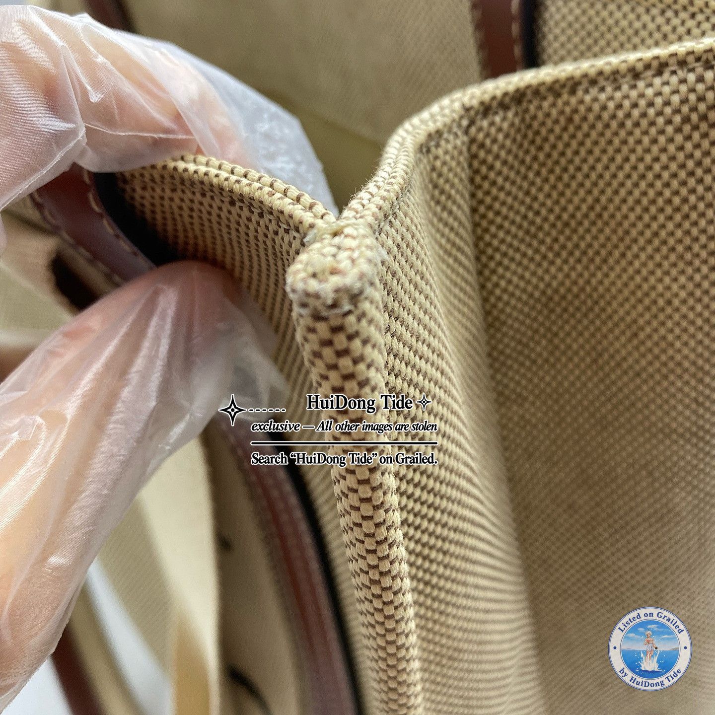 Chloe Chloe Woody Medium Linen Canvas Tote Bag Size ONE SIZE - 11 Thumbnail