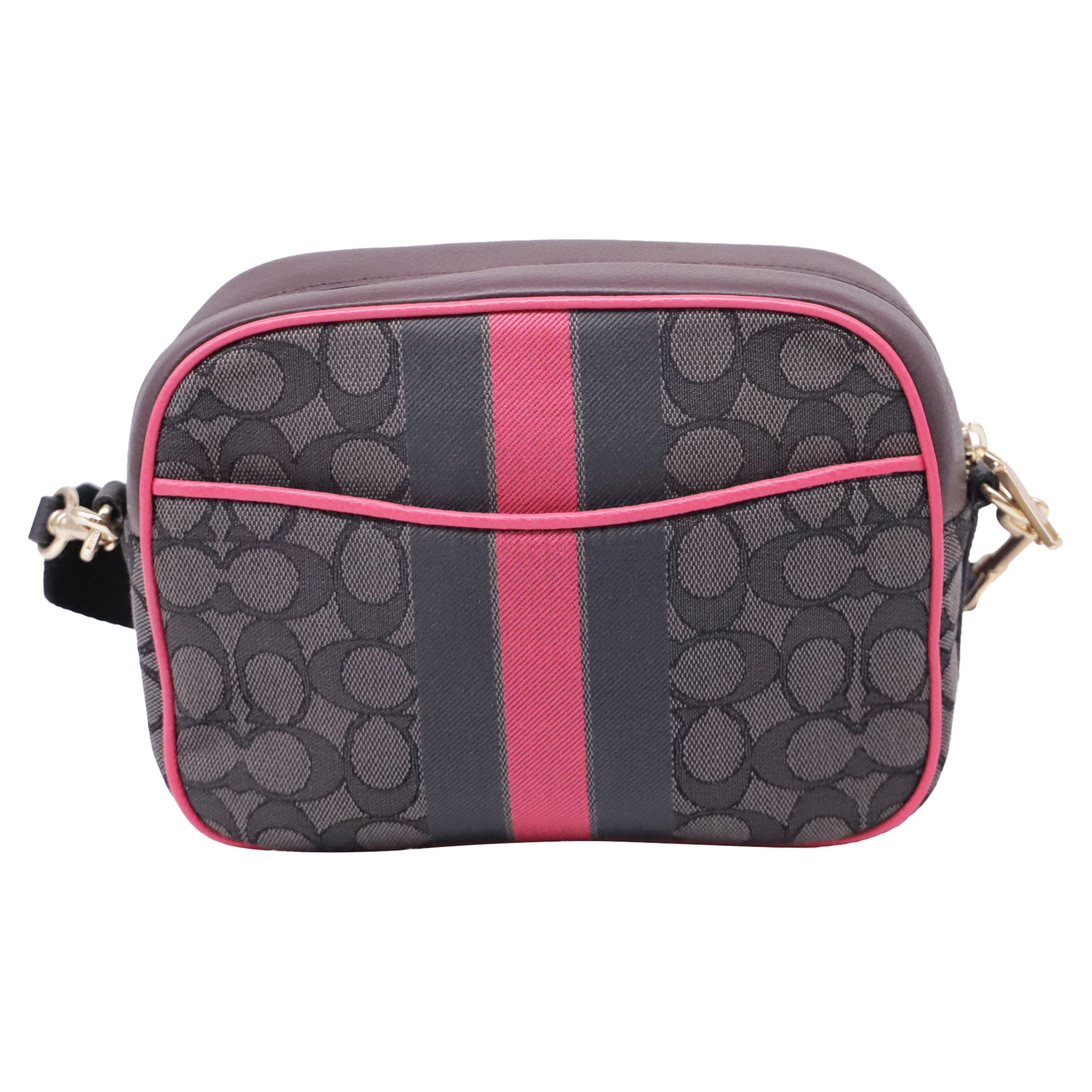 Coach Coach Mini Dempsey Camera Bag Signature Jacquard in Multico Size ONE SIZE - 4 Thumbnail