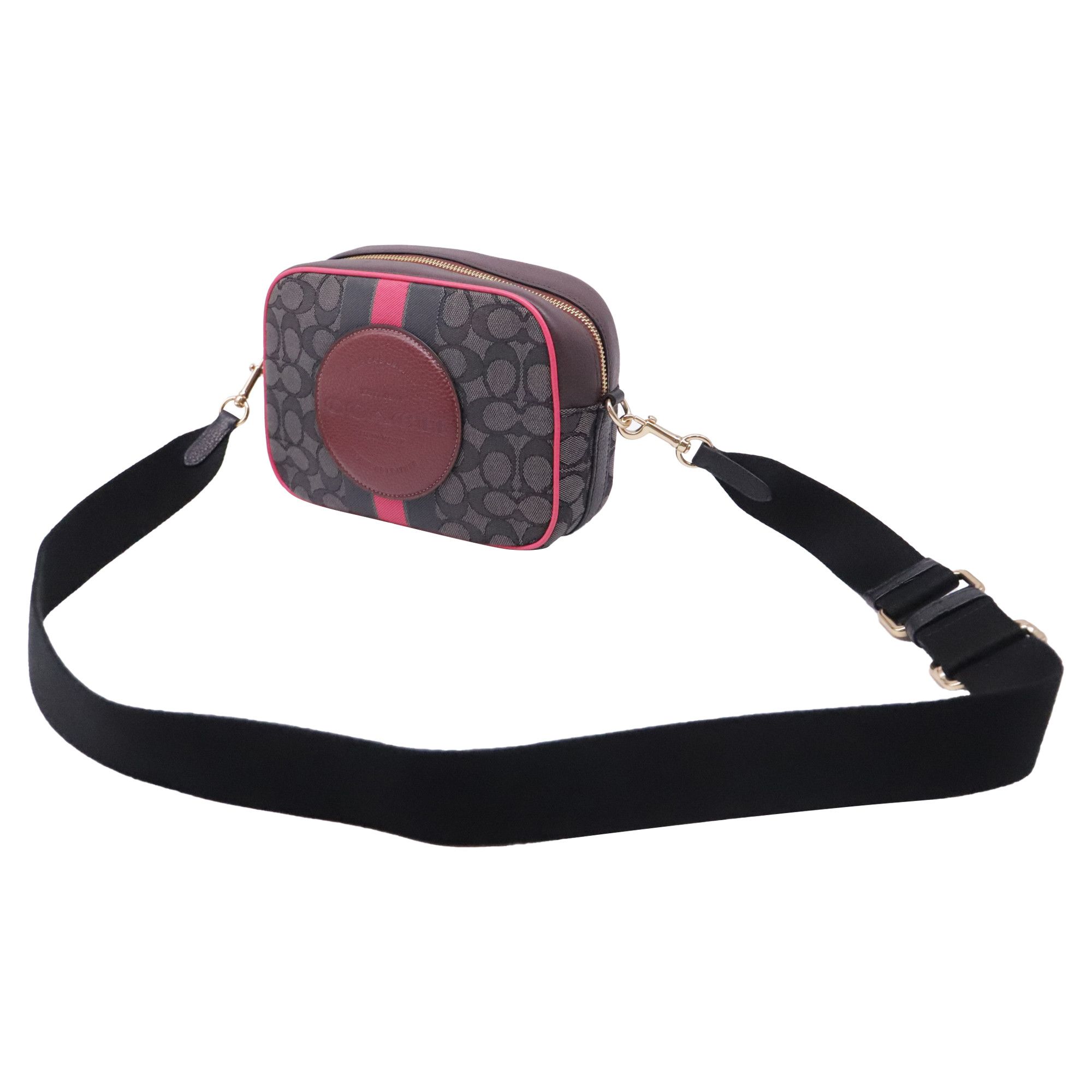 Coach Coach Mini Dempsey Camera Bag Signature Jacquard in Multico Size ONE SIZE - 2 Thumbnail