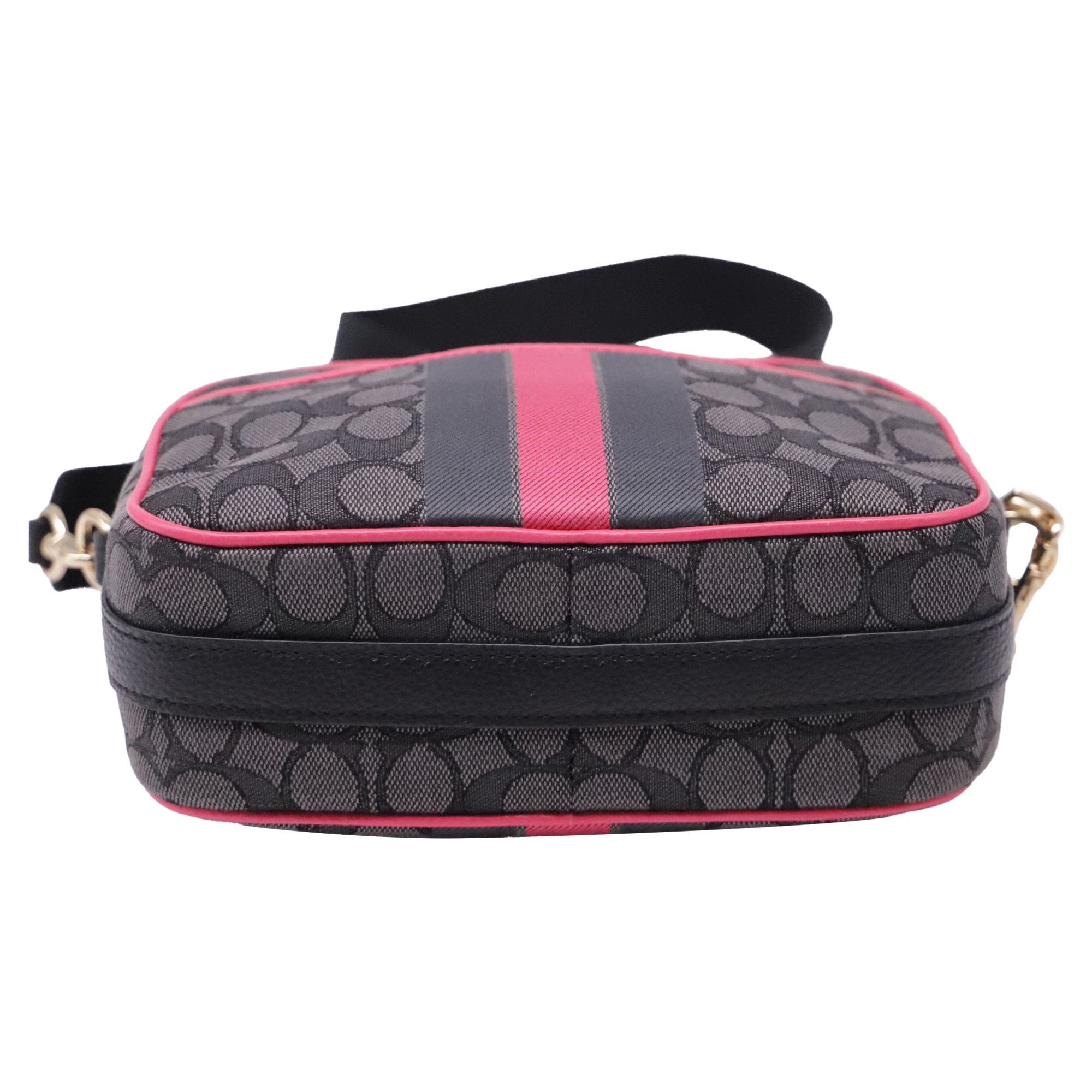 Coach Coach Mini Dempsey Camera Bag Signature Jacquard in Multico Size ONE SIZE - 5 Thumbnail